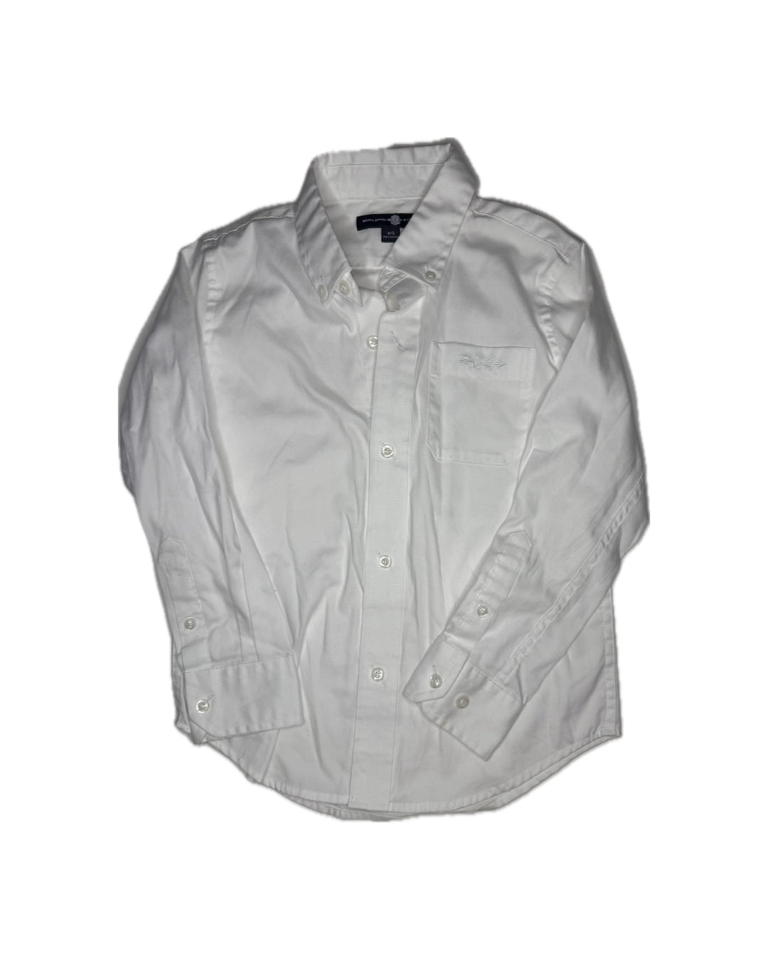 Boy 4/5 Brown Bowen White Button Down