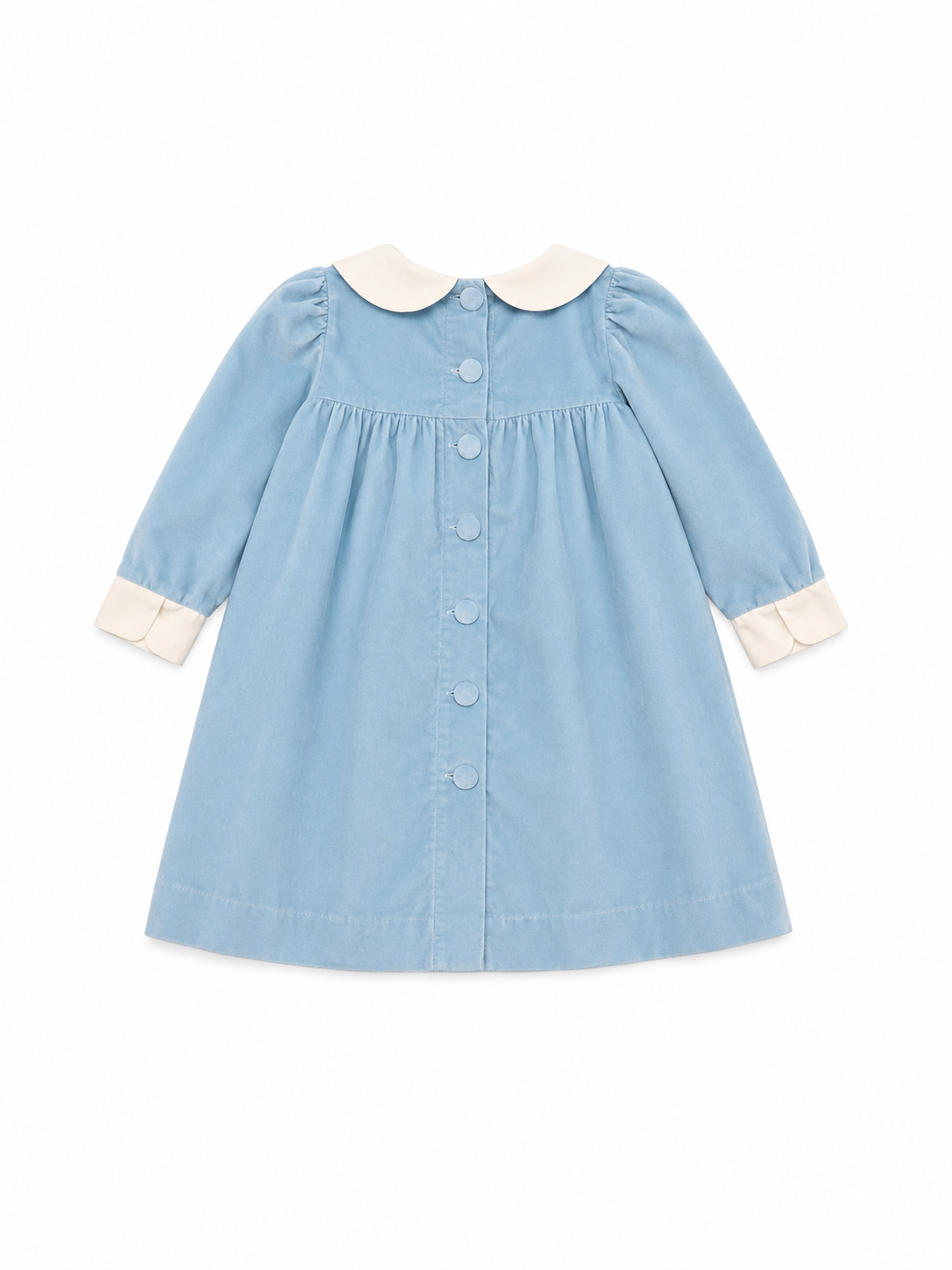 8 TBBC Patsy's Dinner Party Dress - Barrington Blue - Velveteen