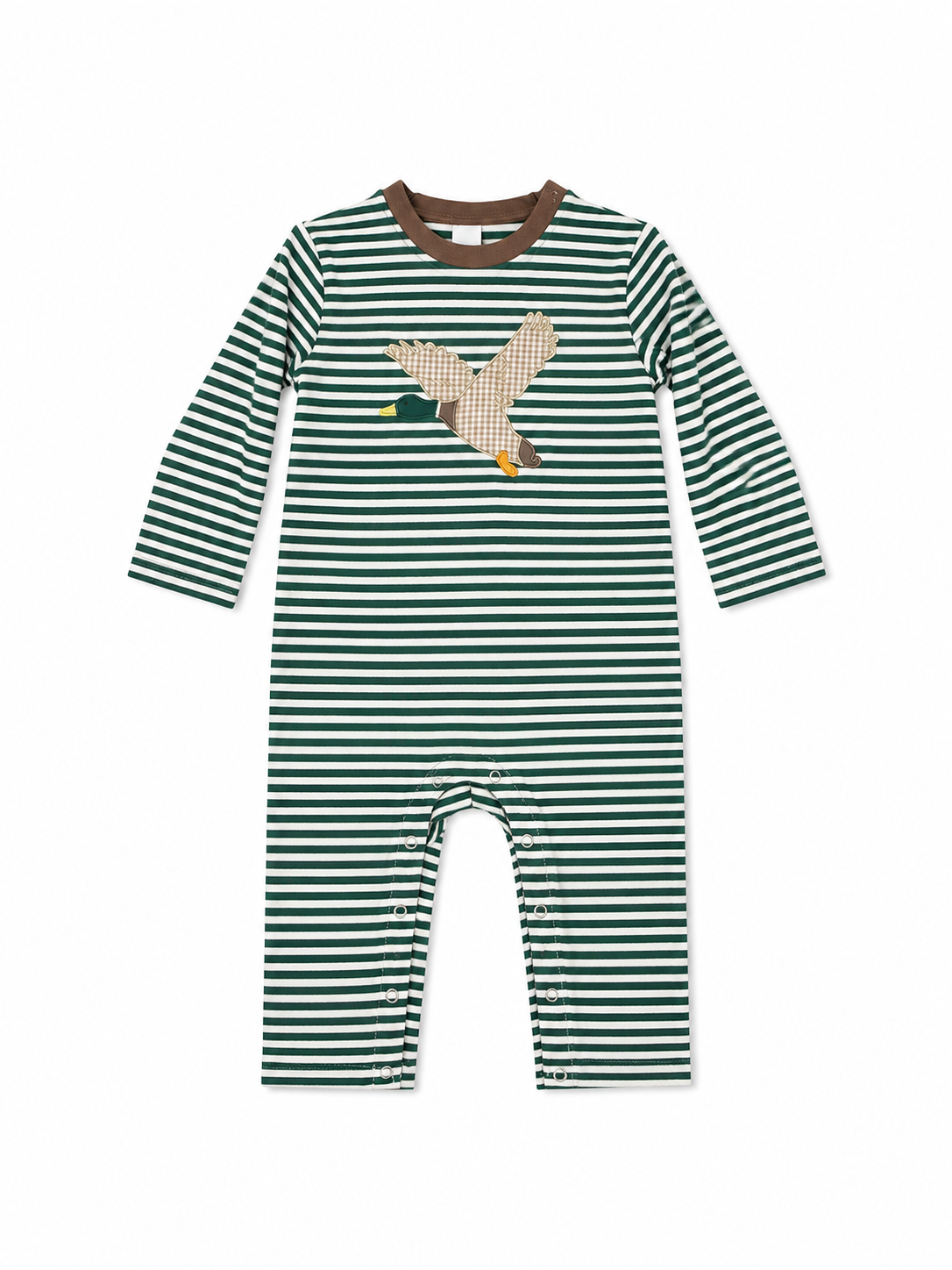 24M Jellybean Mallard Duck Green Striped Longall