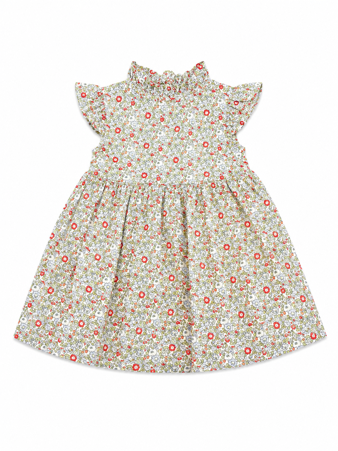 24M Little Louanne Fall Floral Ruffle Dress
