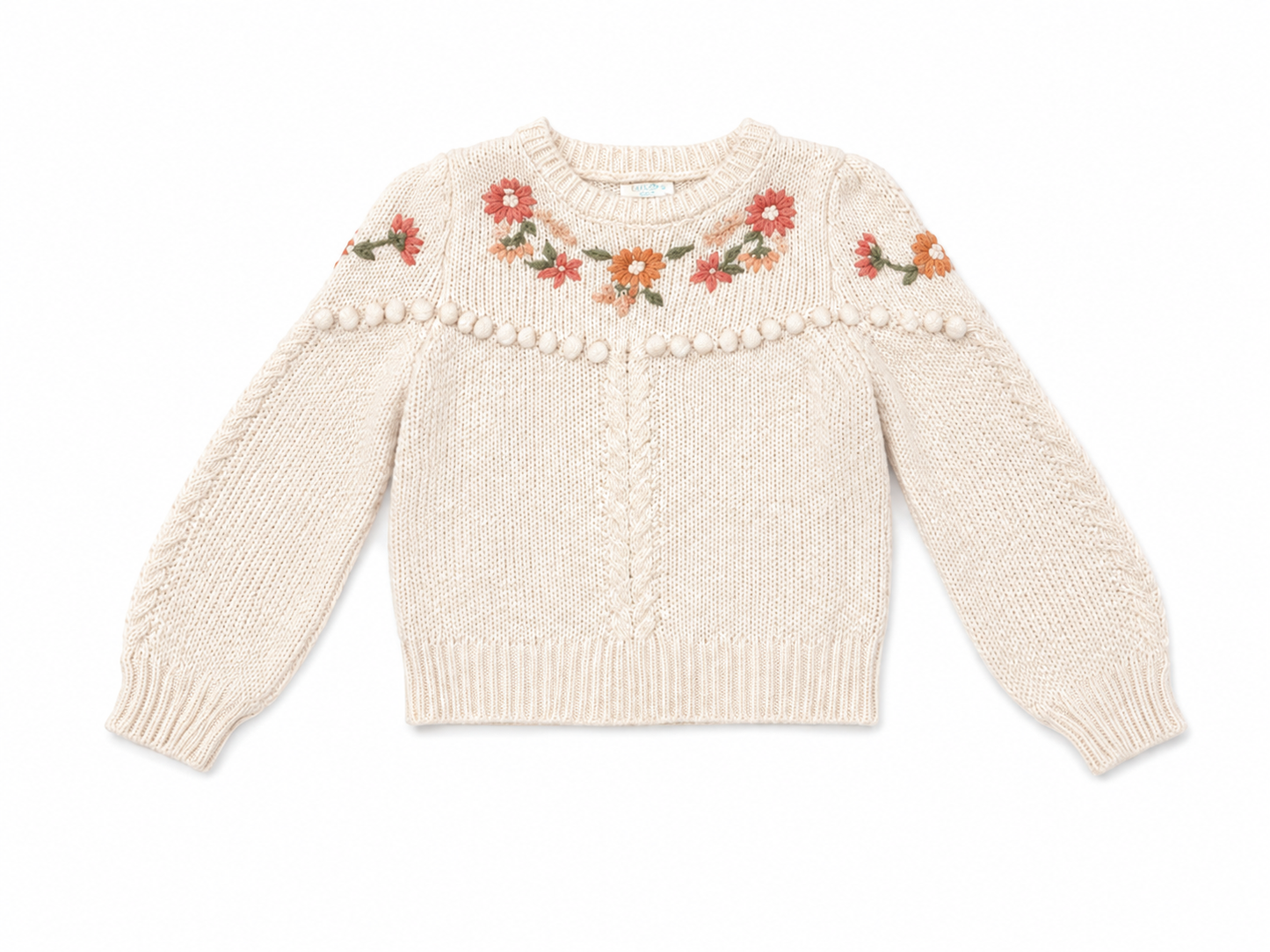 6 Abel & Lula Fall Floral Sweater