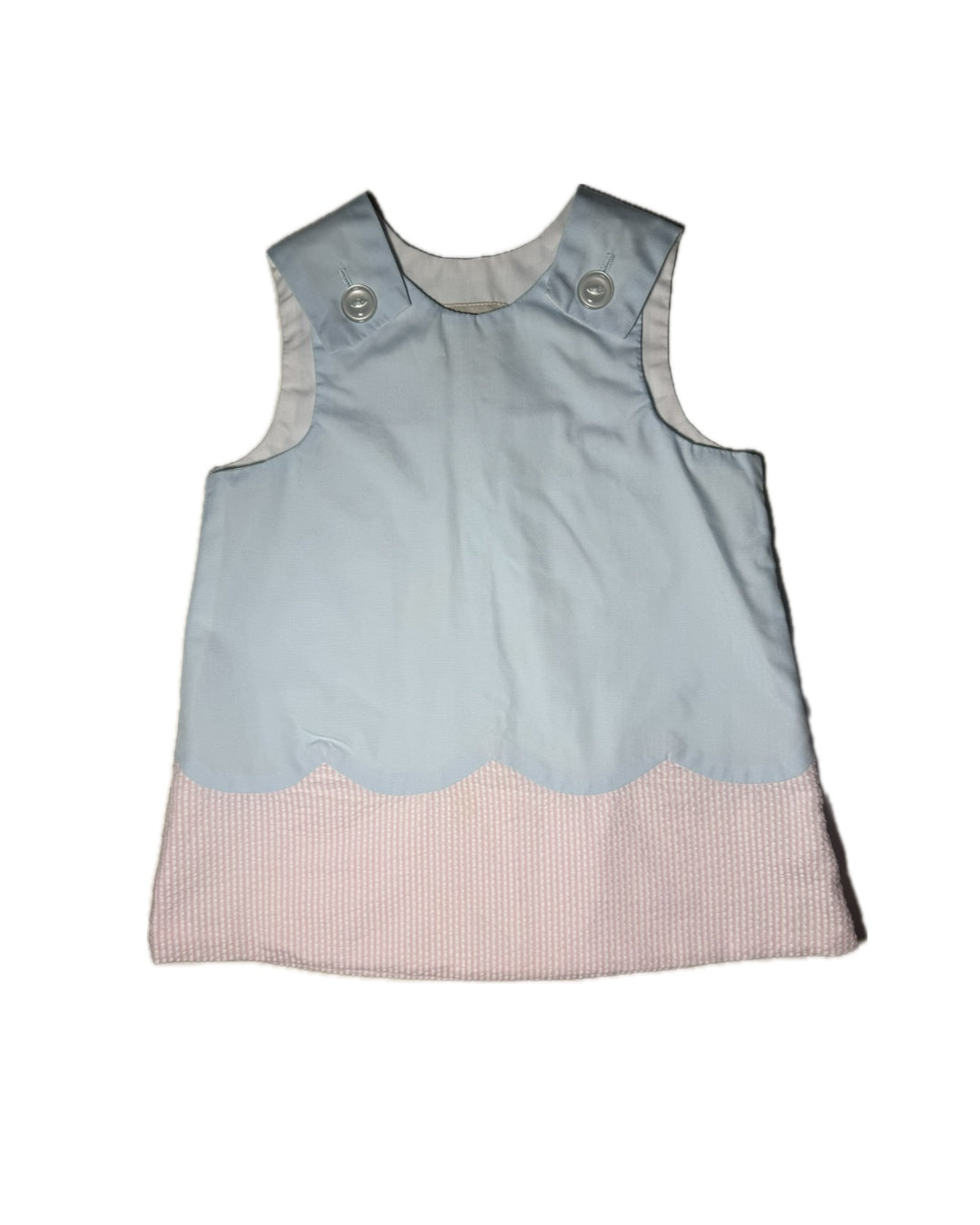 18/24M TBBC Juliette Jumper w/ Scallop Seersucker