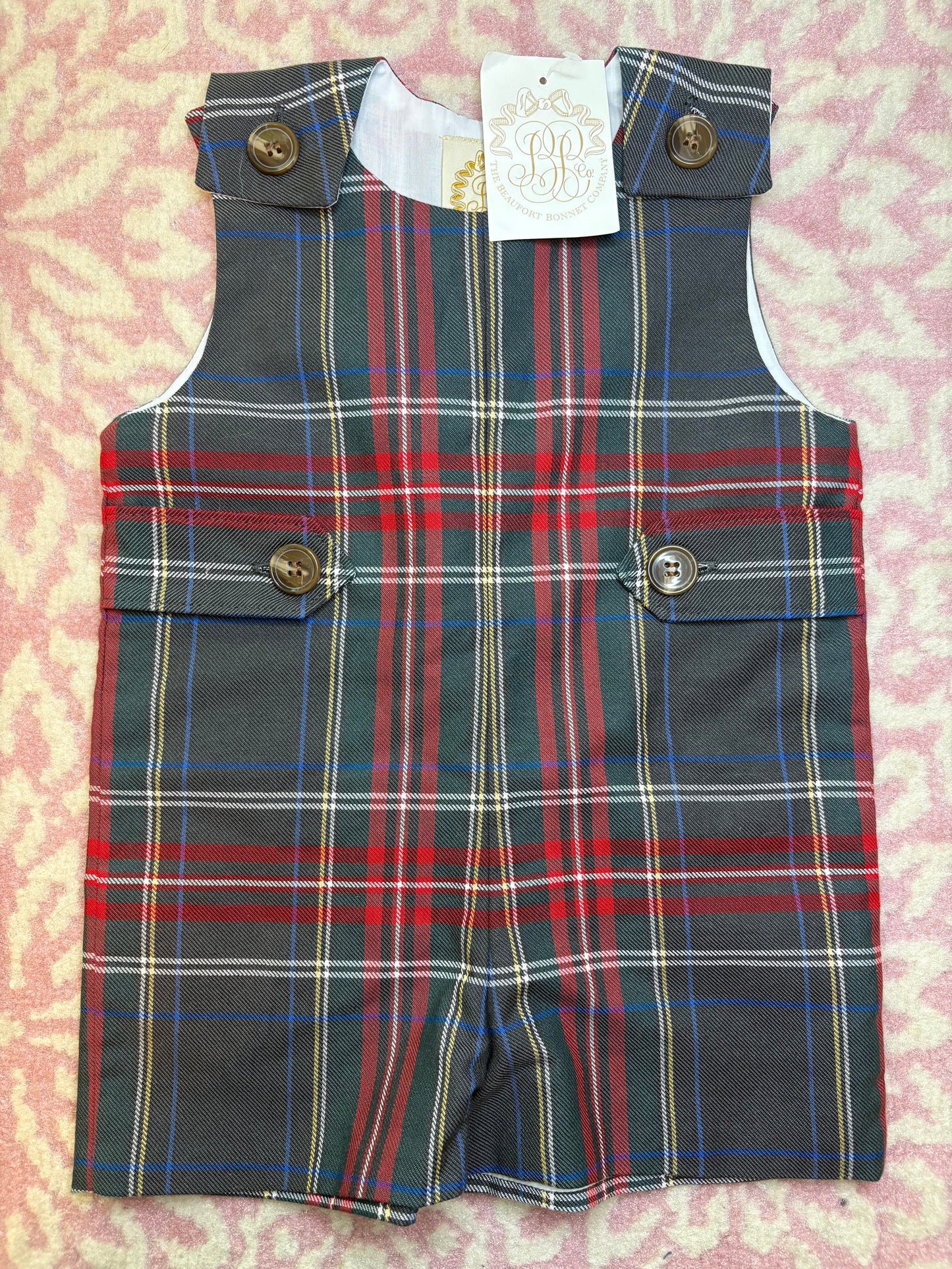 12/18 TBBC Jack Keene Jon Jon in Red and Gray Plaid