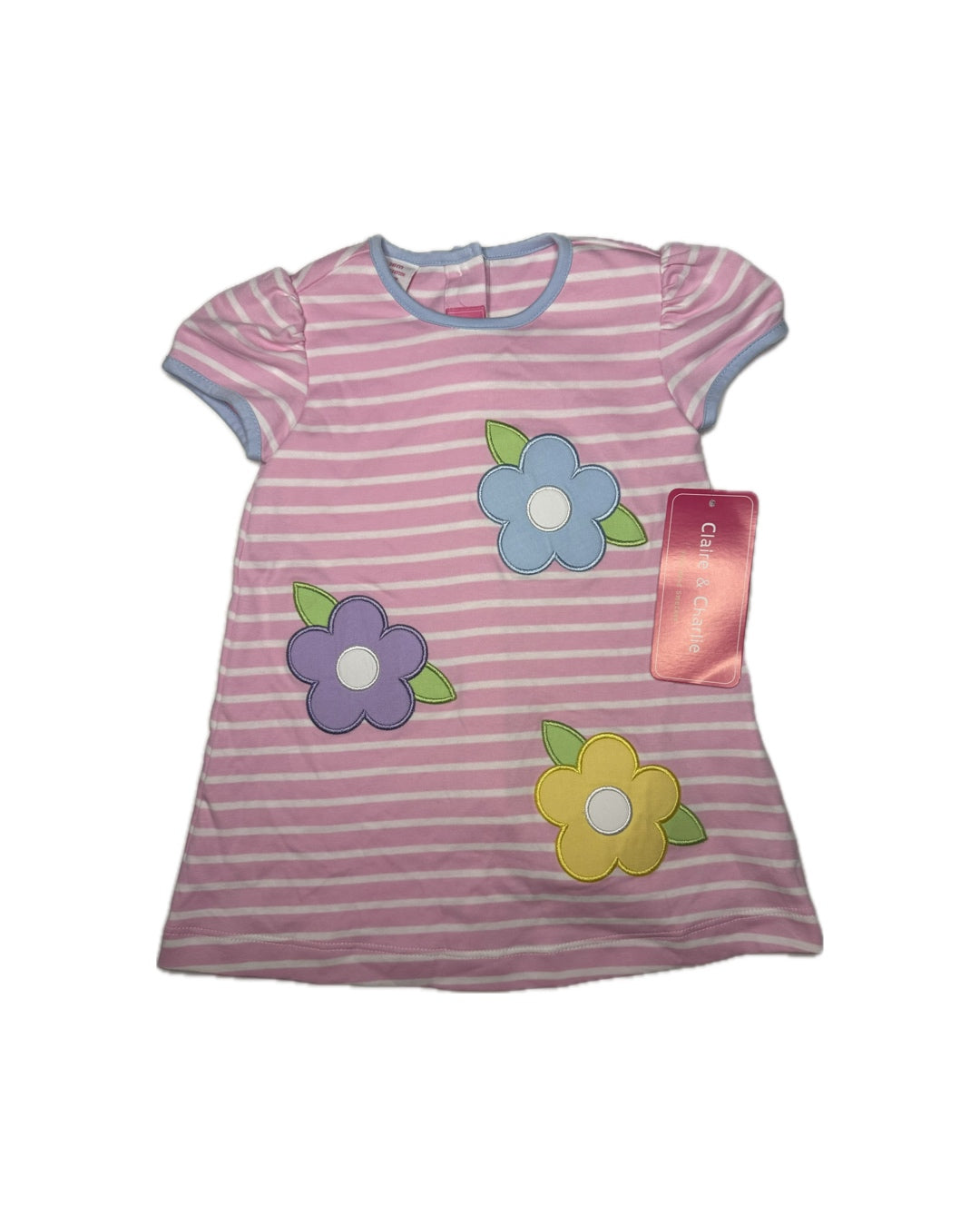 18M Claire & Charlie Daisy Appliqué Knit Dress