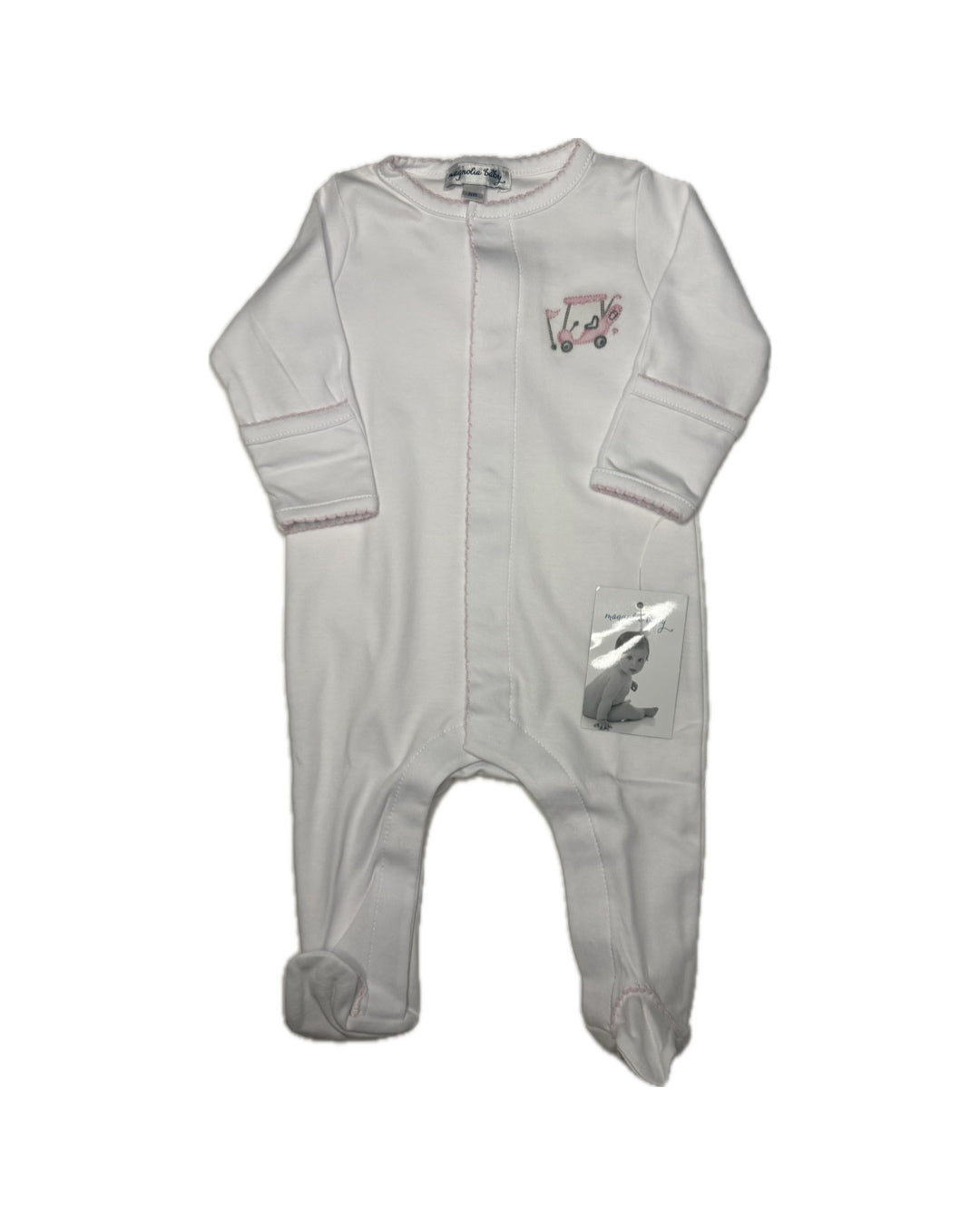 Magnolia Baby Golf Cart Baby Onesie Footie