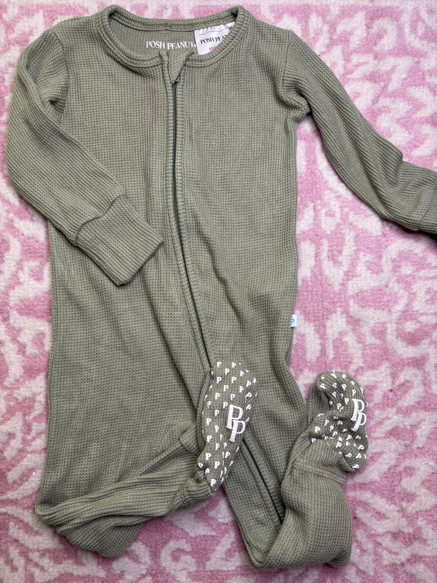 12-18M Posh Peanut Waffle Sleeper