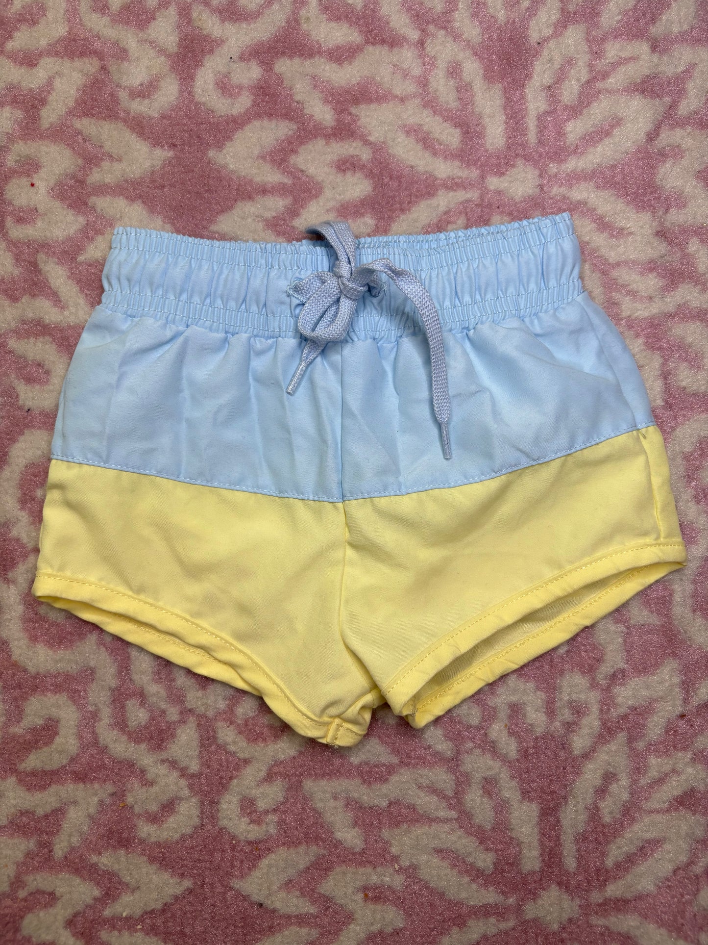 1 Minnow Yellow and Blue Color block trunks