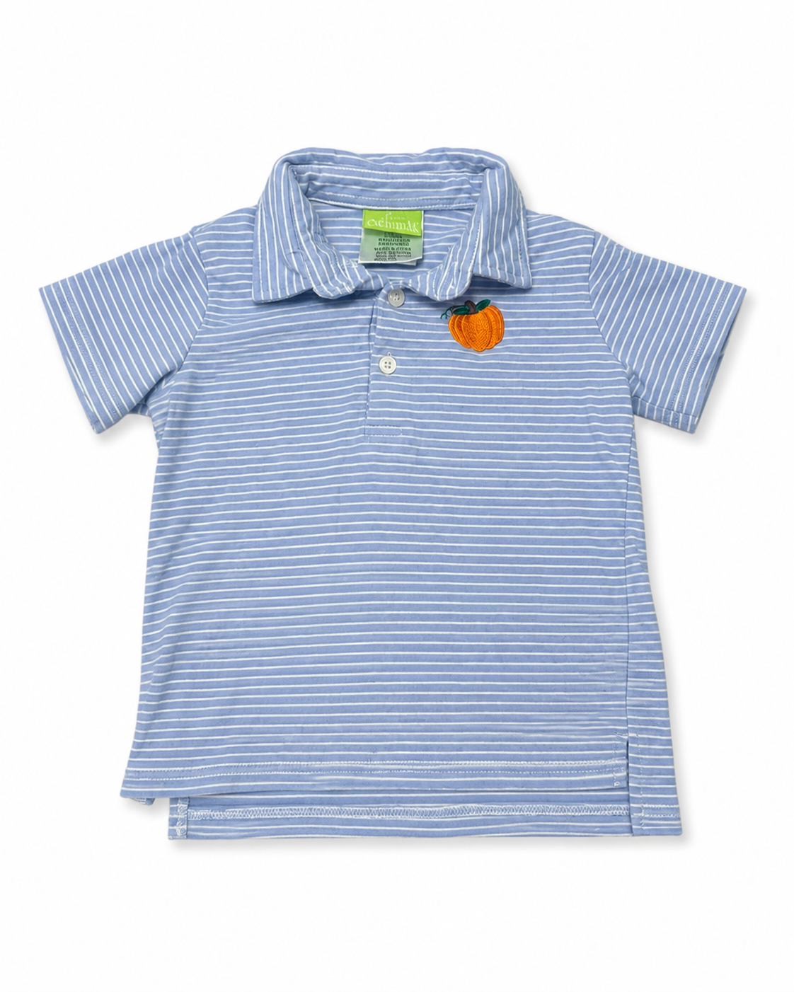 3T Classic Whimsy Pumpkin Striped Polo