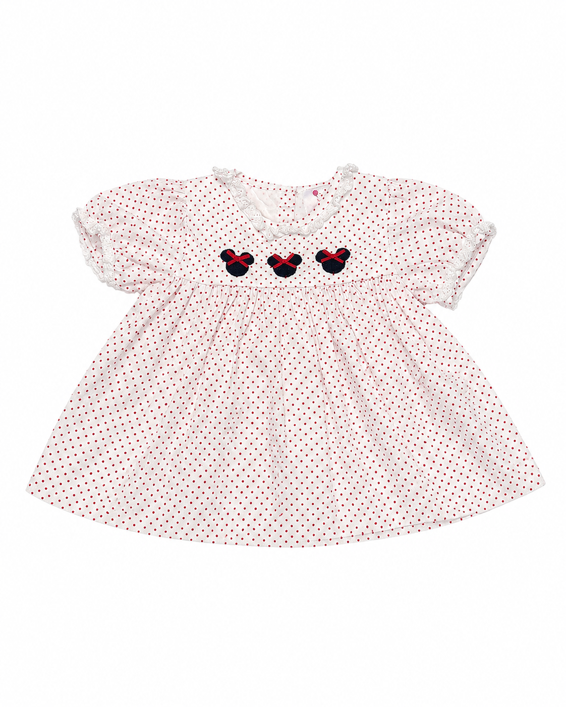 24M Eliza James Minnie Mouse Polka Dot Top