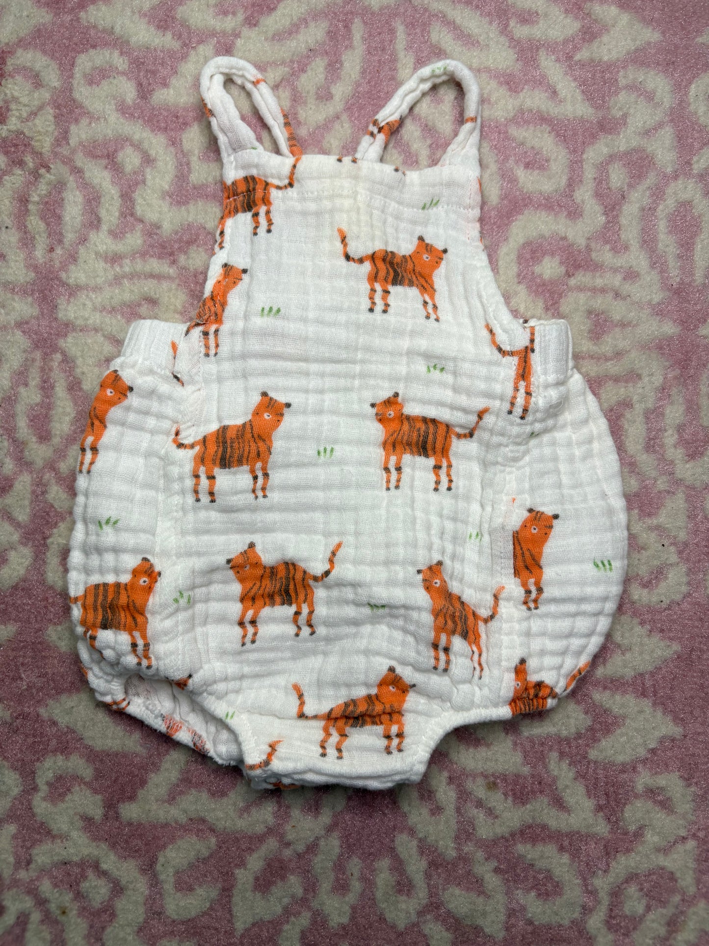 3-6M Angel Dear Tiger Sunsuit