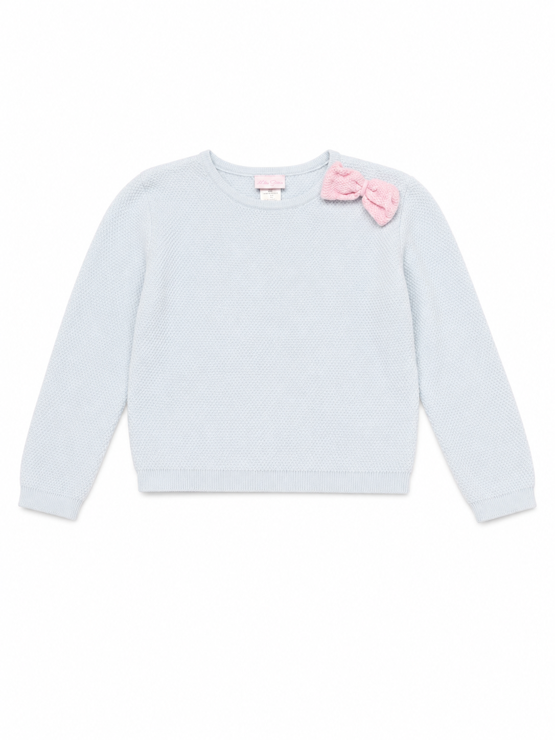 6 Lullaby Set Blue & Pink Bow Sweater