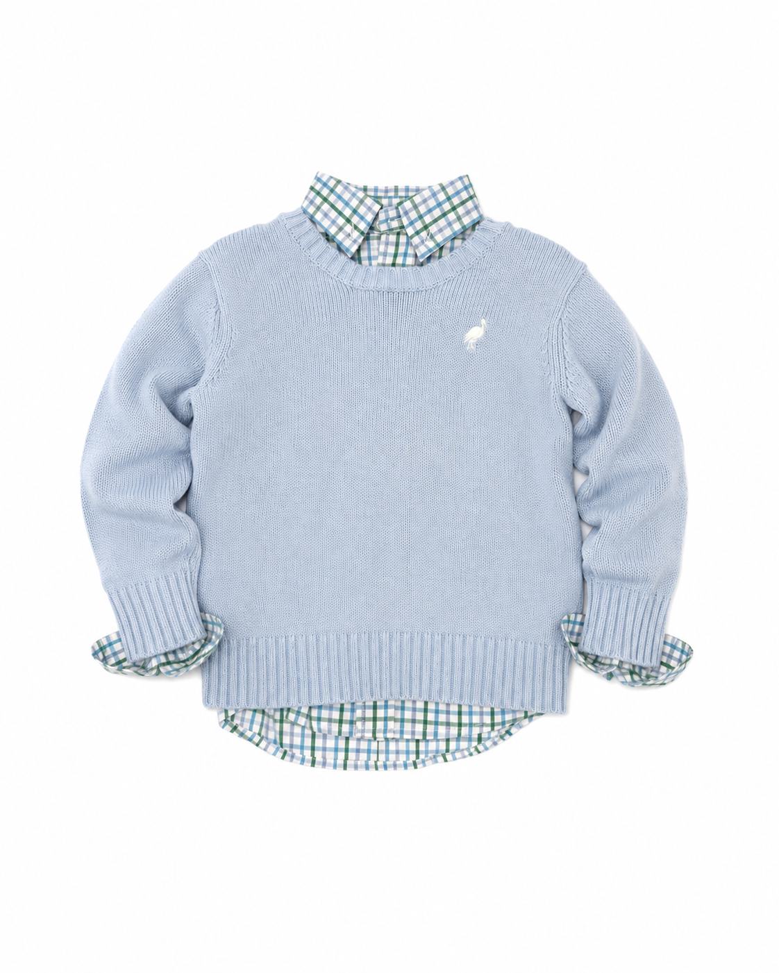 3T TBBC Isaac’s Sweater Barrington Blue + J. Bailey Button Down Set