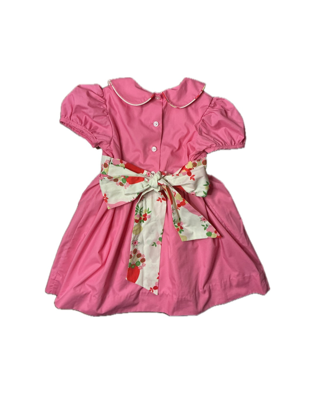 18/24M TBBC Cindy Lou Sash Dress in Hamptons Hot Pink
