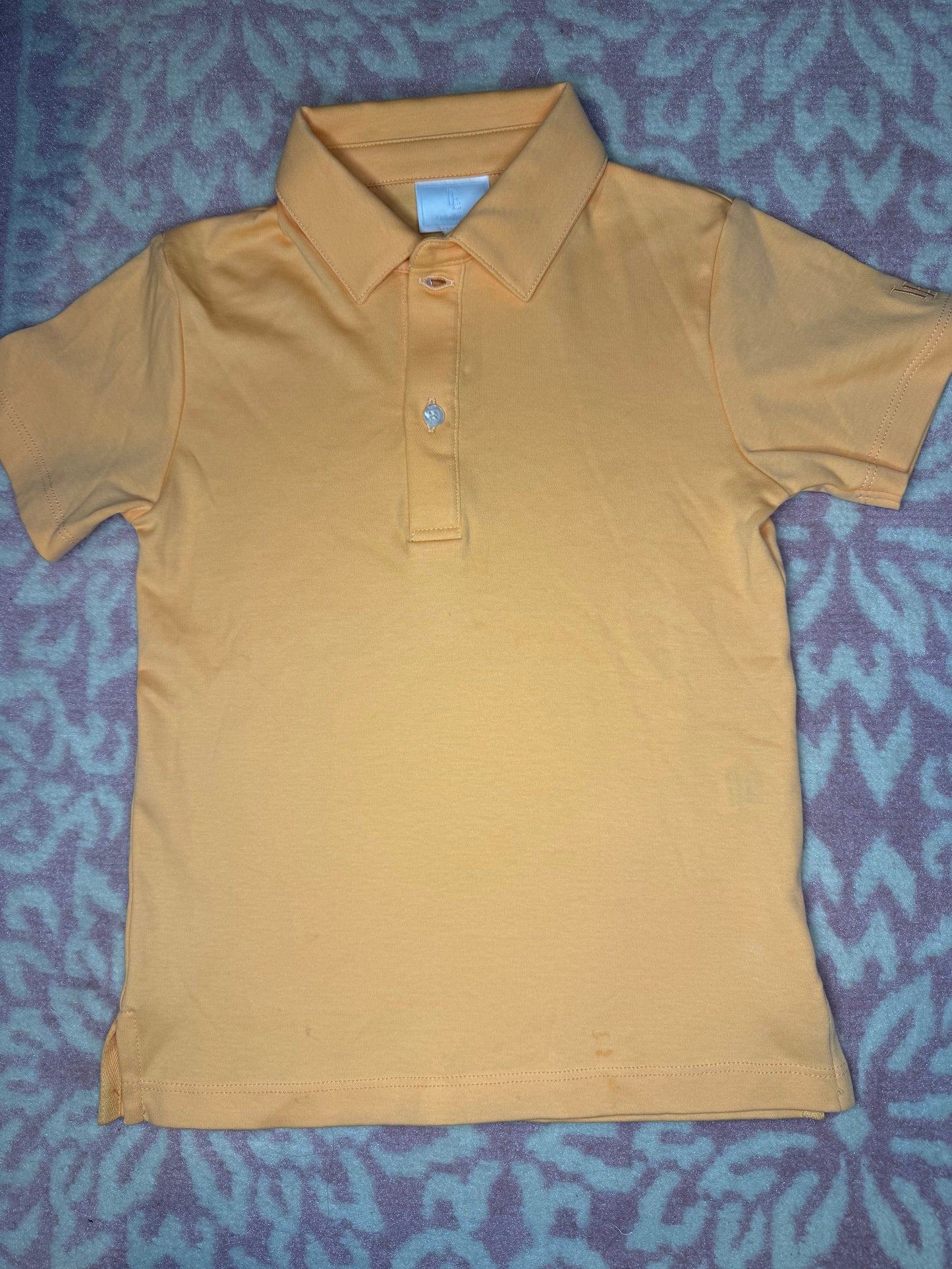 Sz 5 Little English Orange Polo