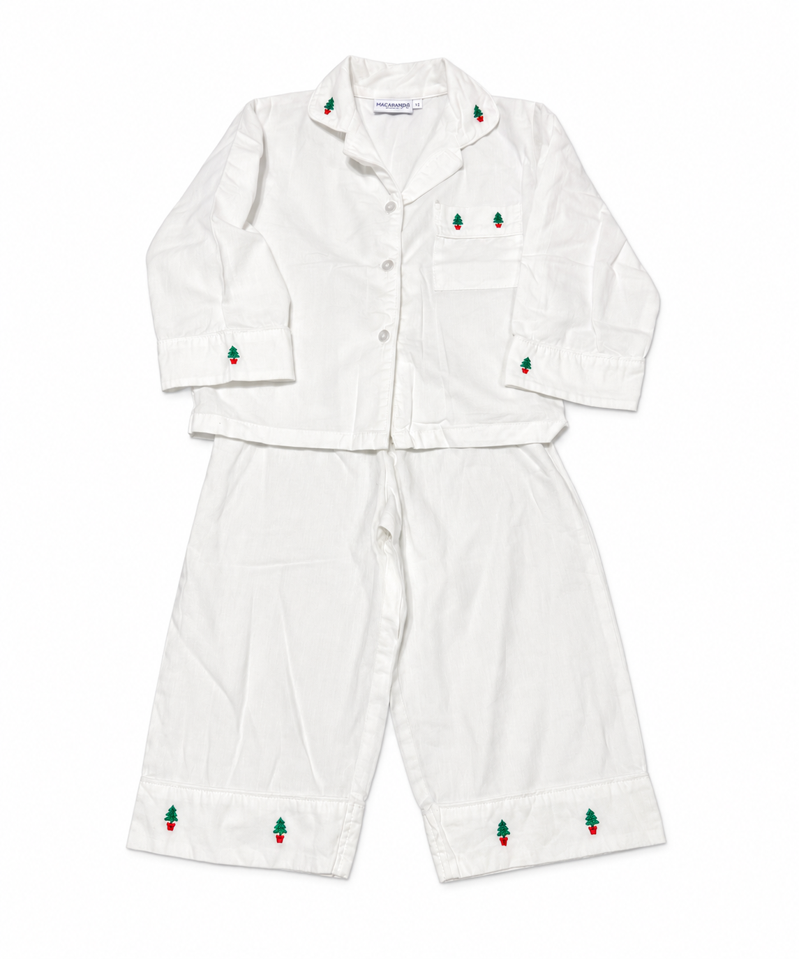 1-2Y Jacaranda Living Christmas Tree Pajama Set