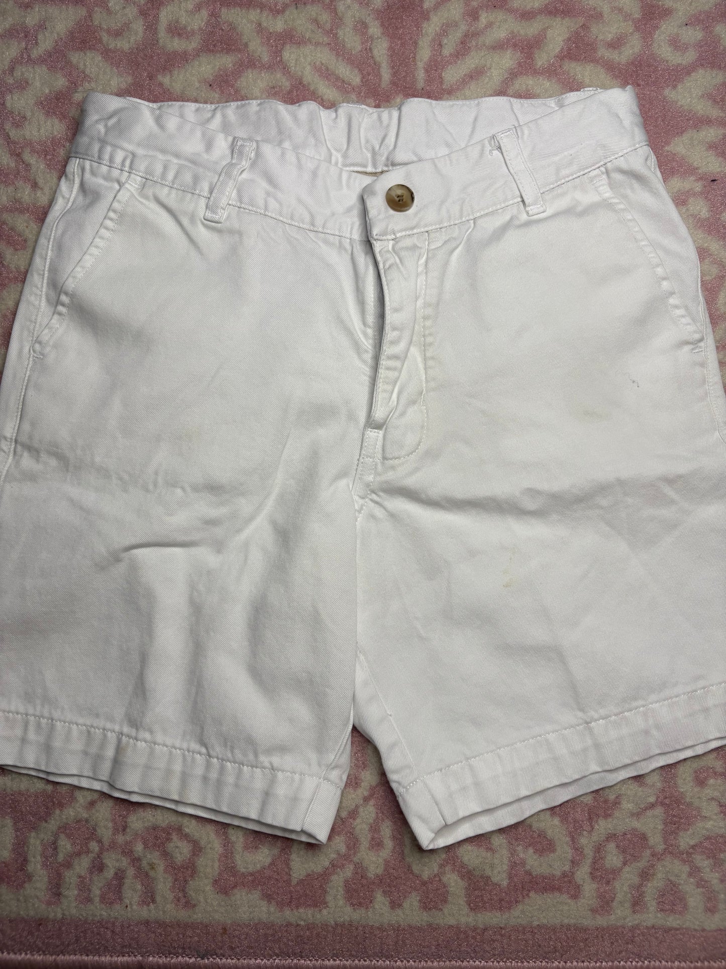 11 TBBC White Chino Shorts