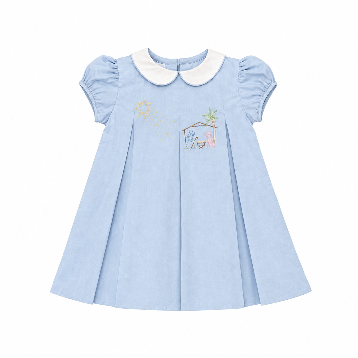 2T The Proper Peony Oh Holy Night Blue Dress