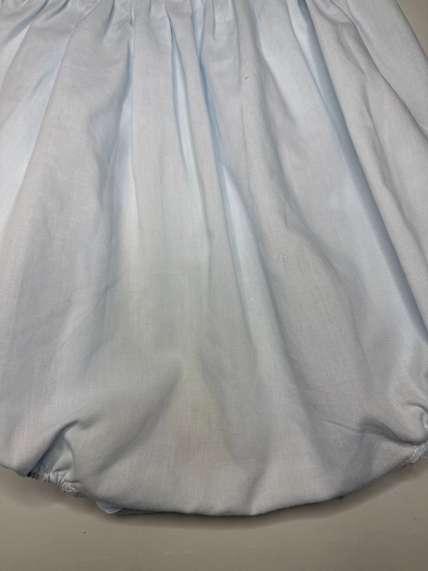 18M Feltman Brothers Baby Blue Bunny Smocked Bubble