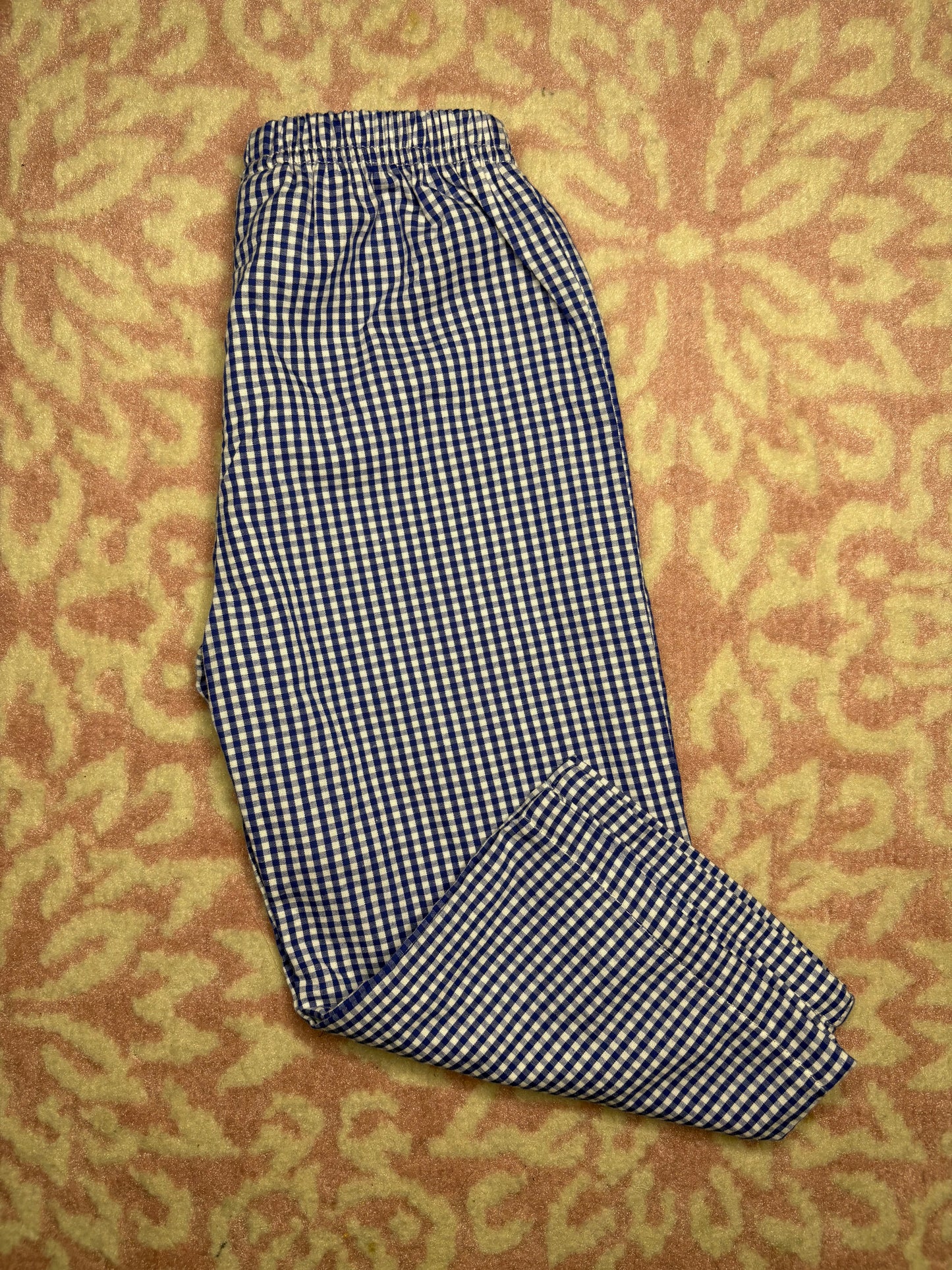 24M BB Kids Blue Microcheck Pants