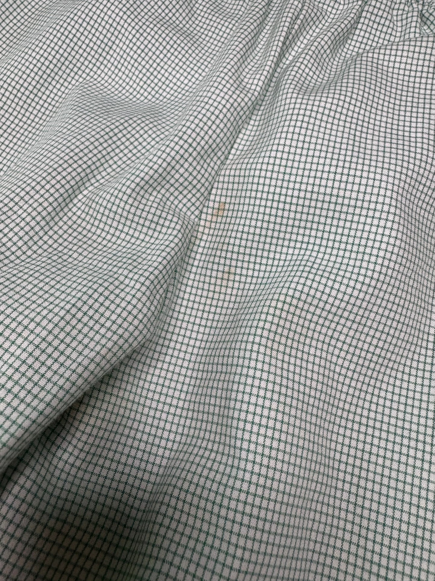 2T Simply Smocked Green and White Microcheck Bubble Pants