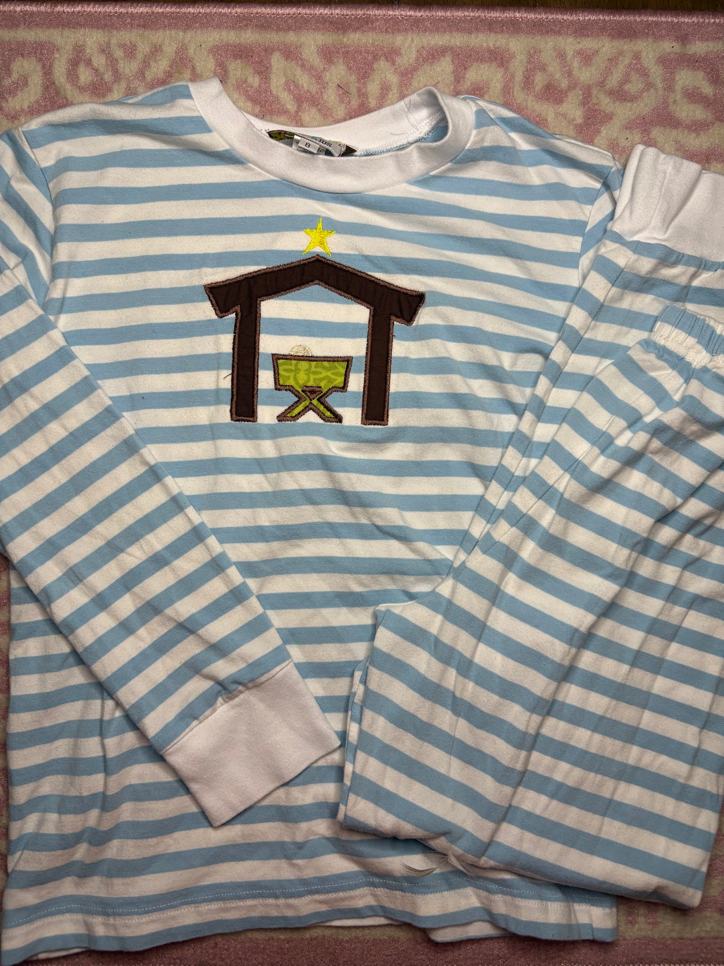 8 SmockaDot Nativity Scene Pajama