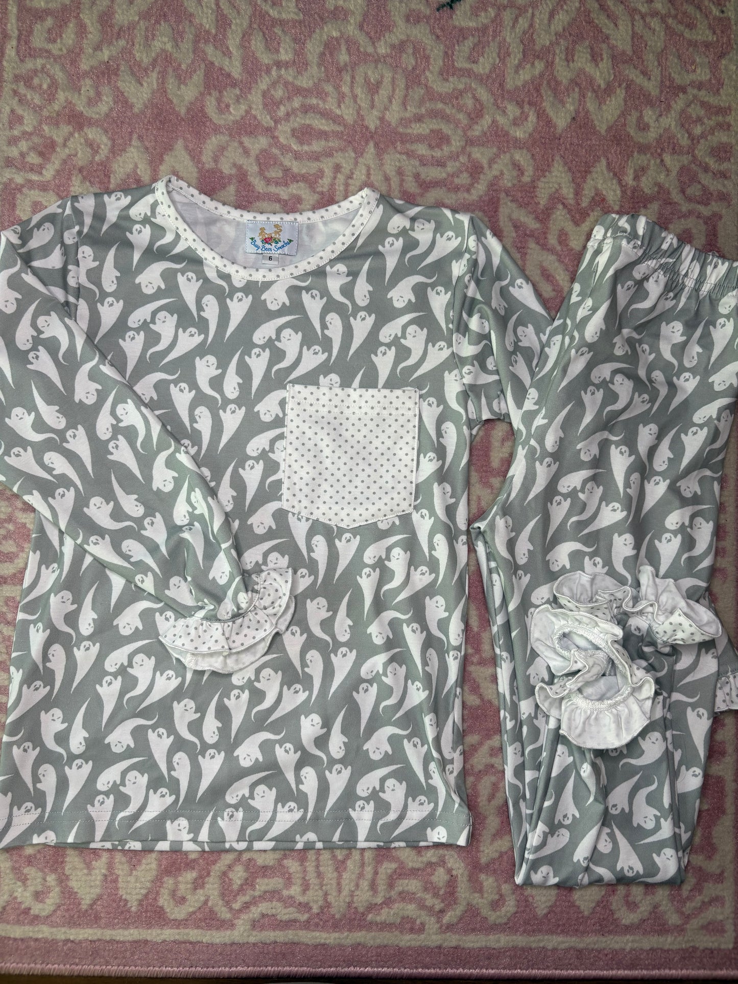 6 Busy Bee Smocks Ghost Pajamas