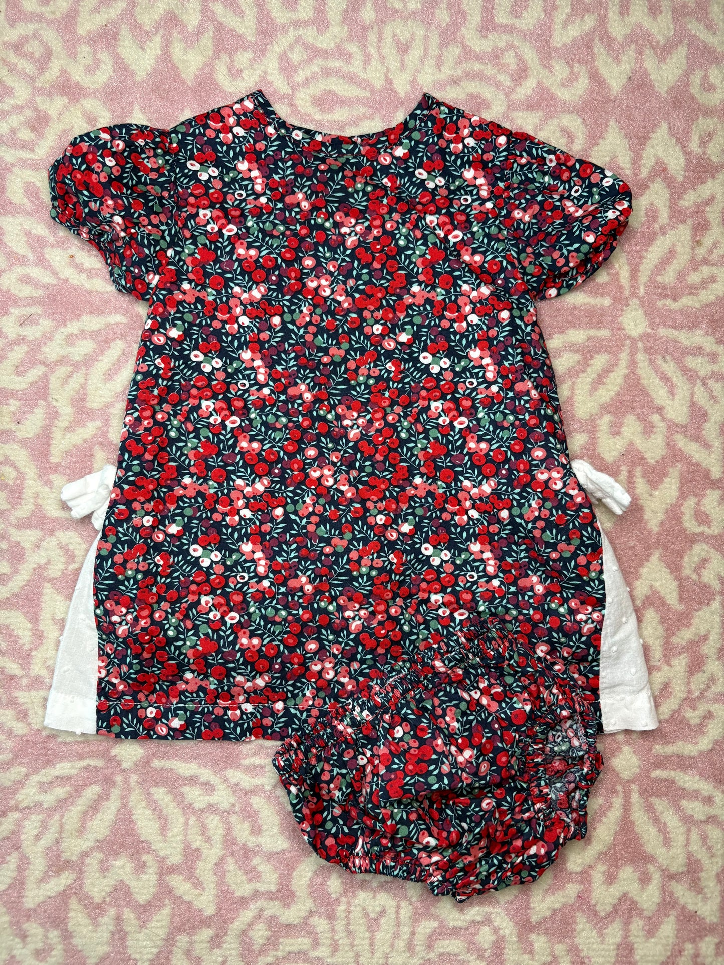 24M The Oaks Red Poppy Dress with Bloomer