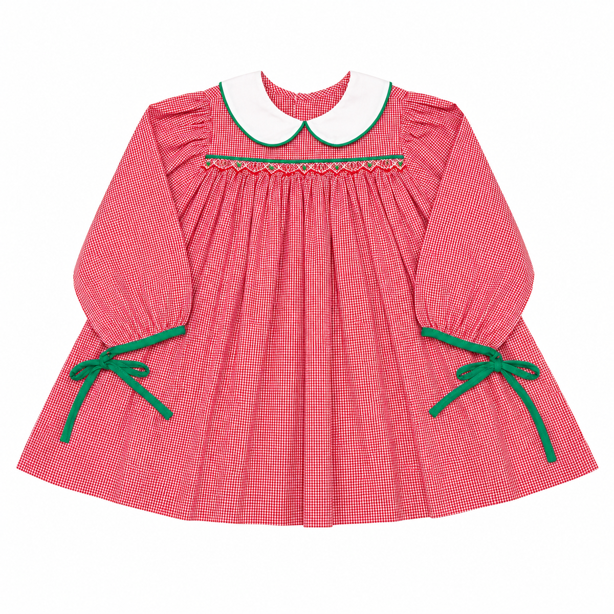 3T Baby Sen LS Smocked Christmas Dress