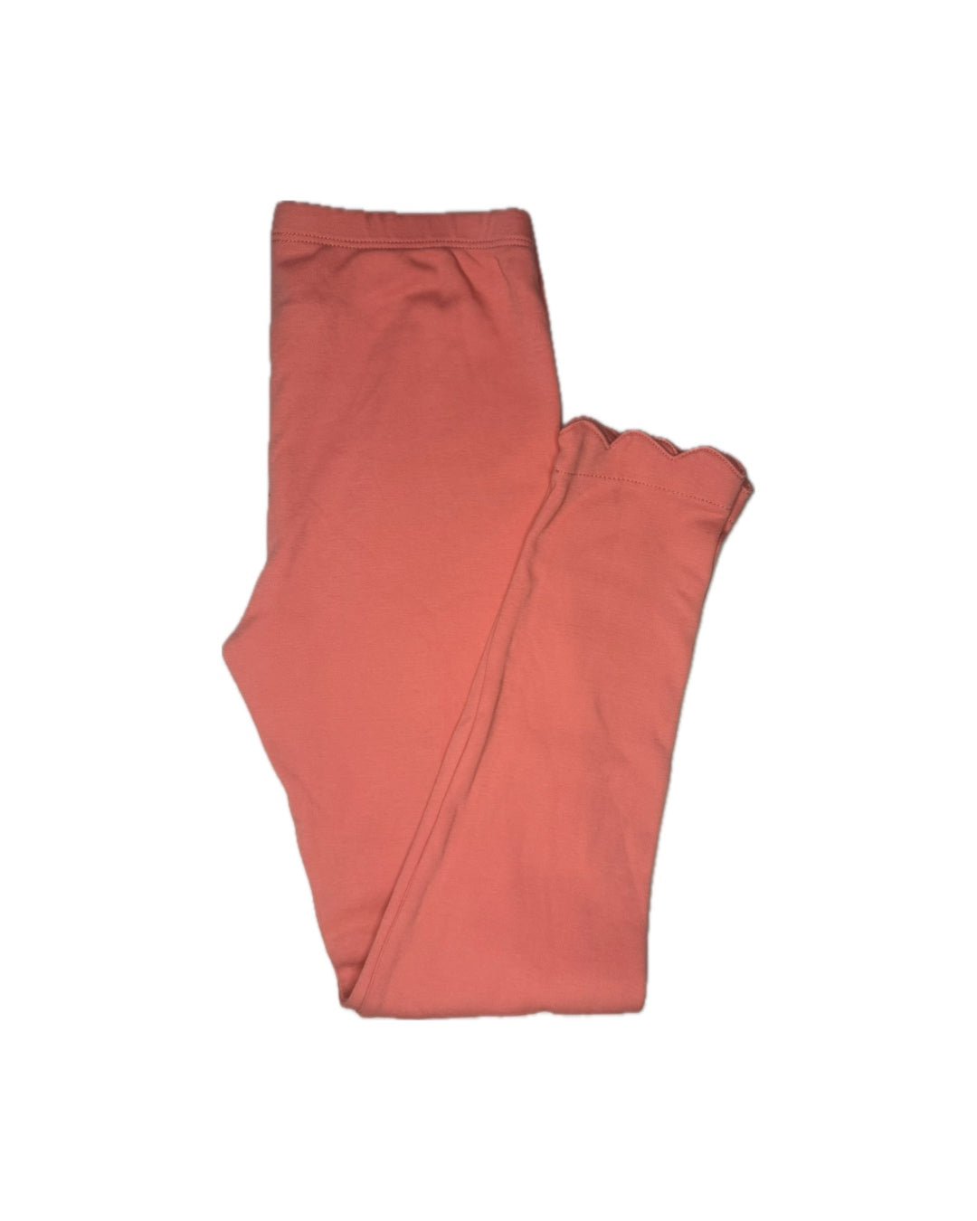 12 James & Lottie Tangerine Scallop Leggings
