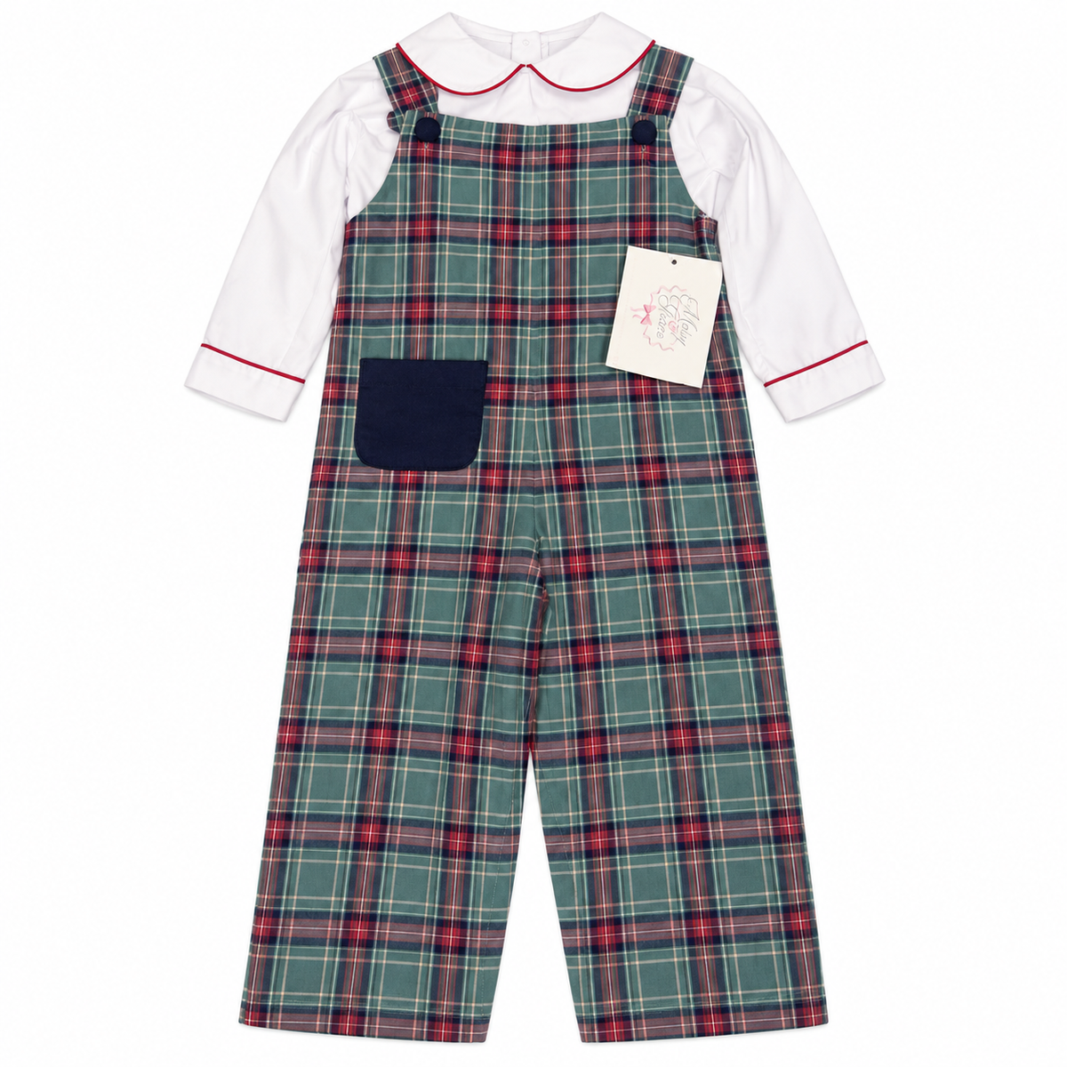 2/3T Mary & Grace & Little English Tartan Longall Set