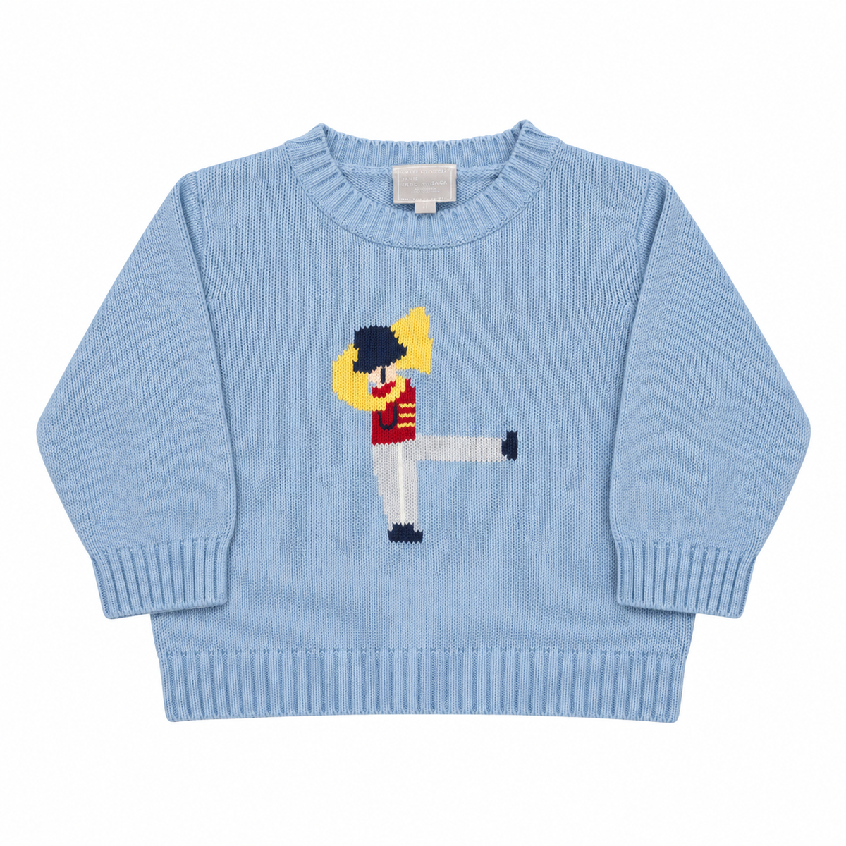 3T Little English Toy Soldier Blue Sweater