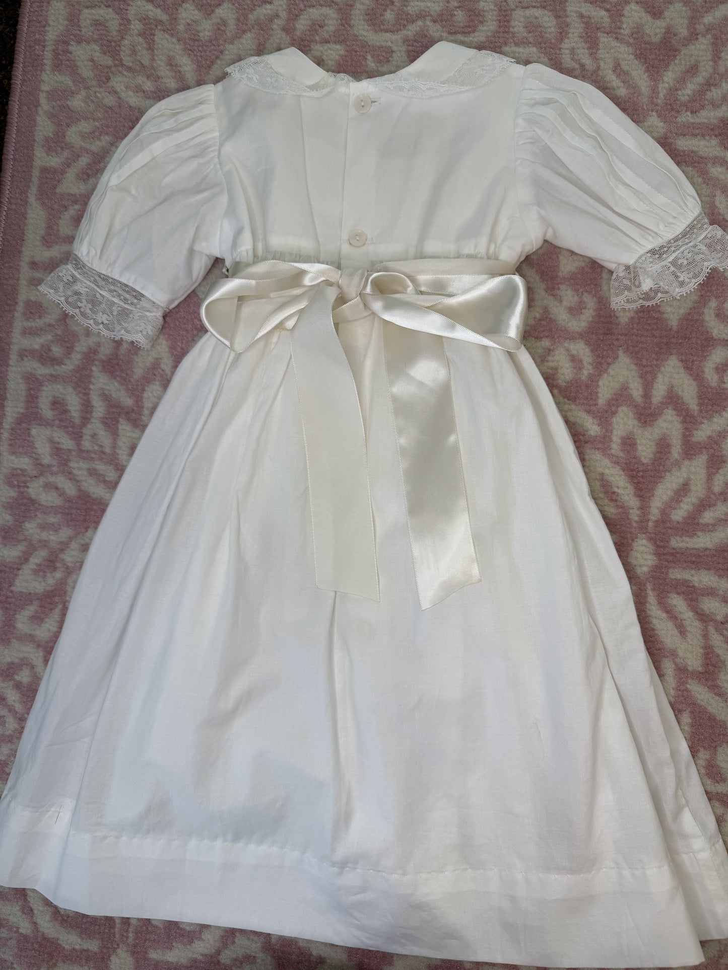 18M Phoenix N Ren Heirloom Dress with Rosette Detail