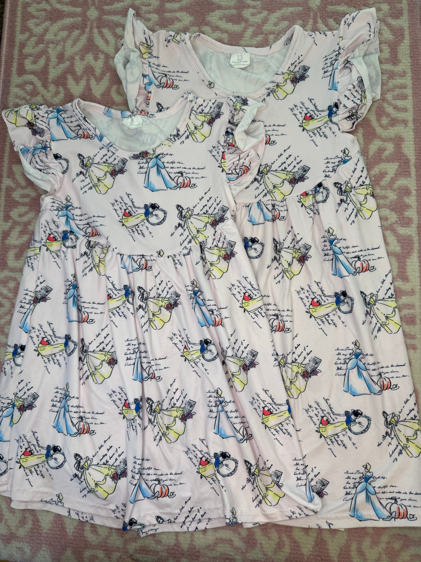 Sz 5/6T Disney Princess Knit Dress