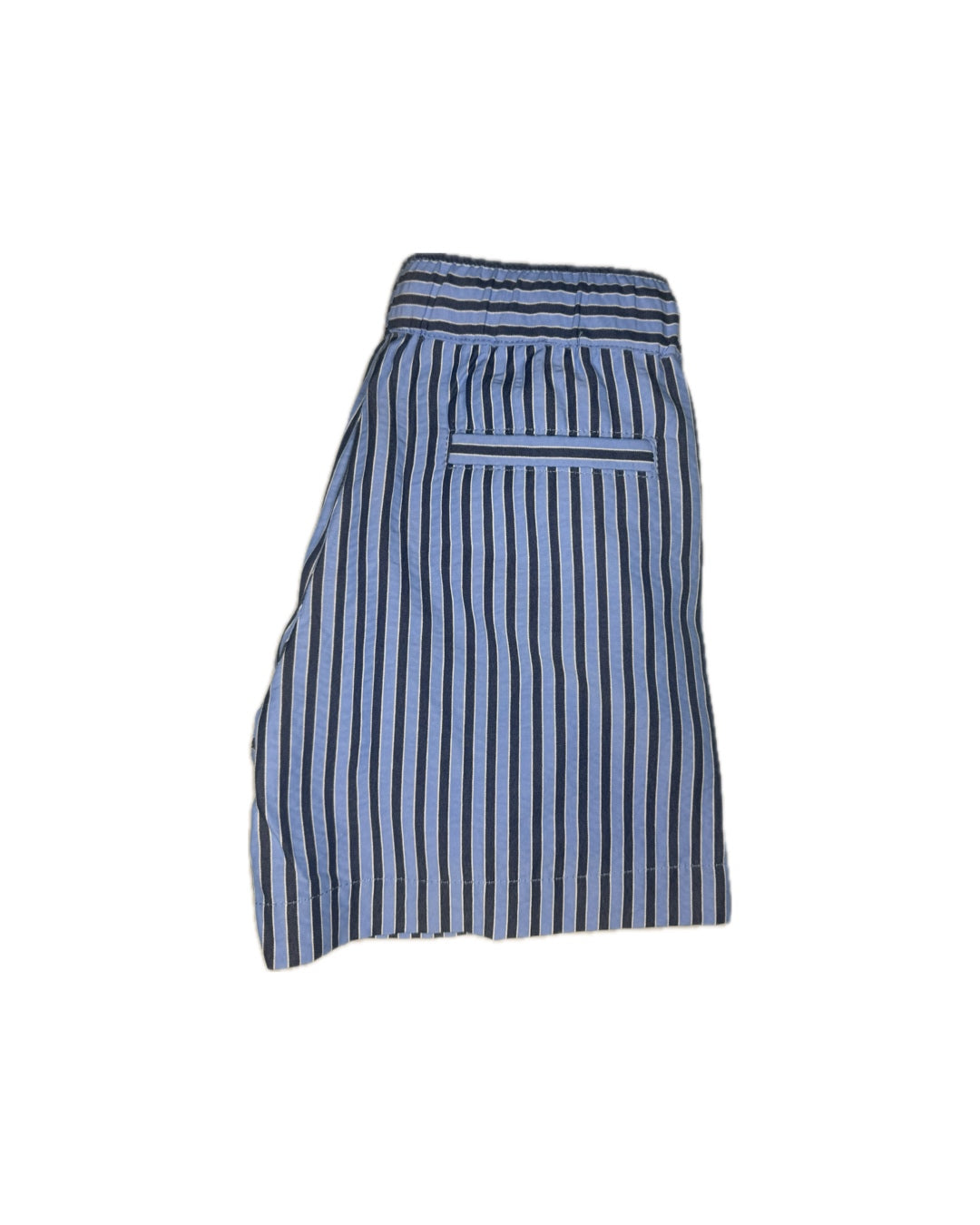 8 Duffield Lane Double Blue Seersucker Pull On Shorts
