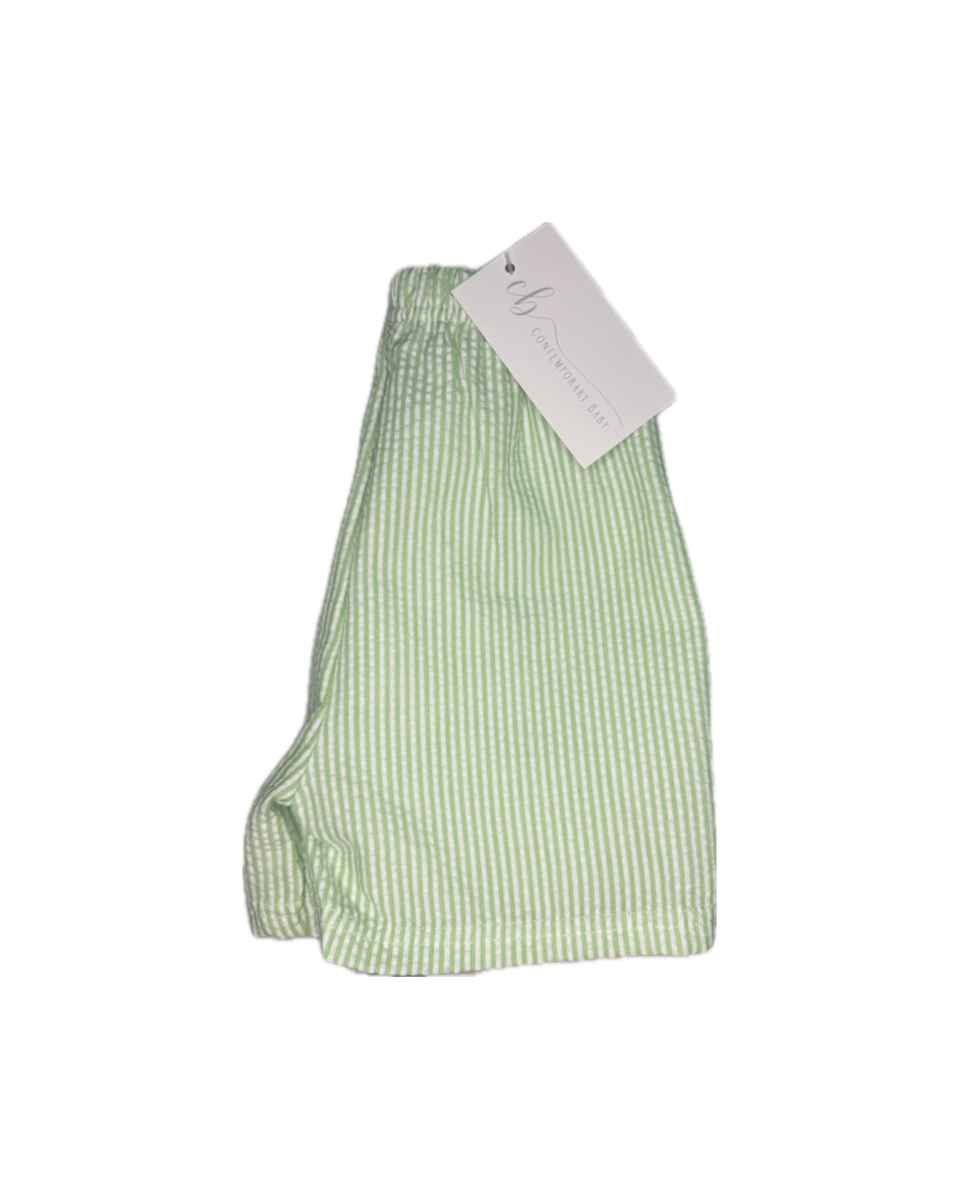 Blended Spirit Seersucker Lime Shorts