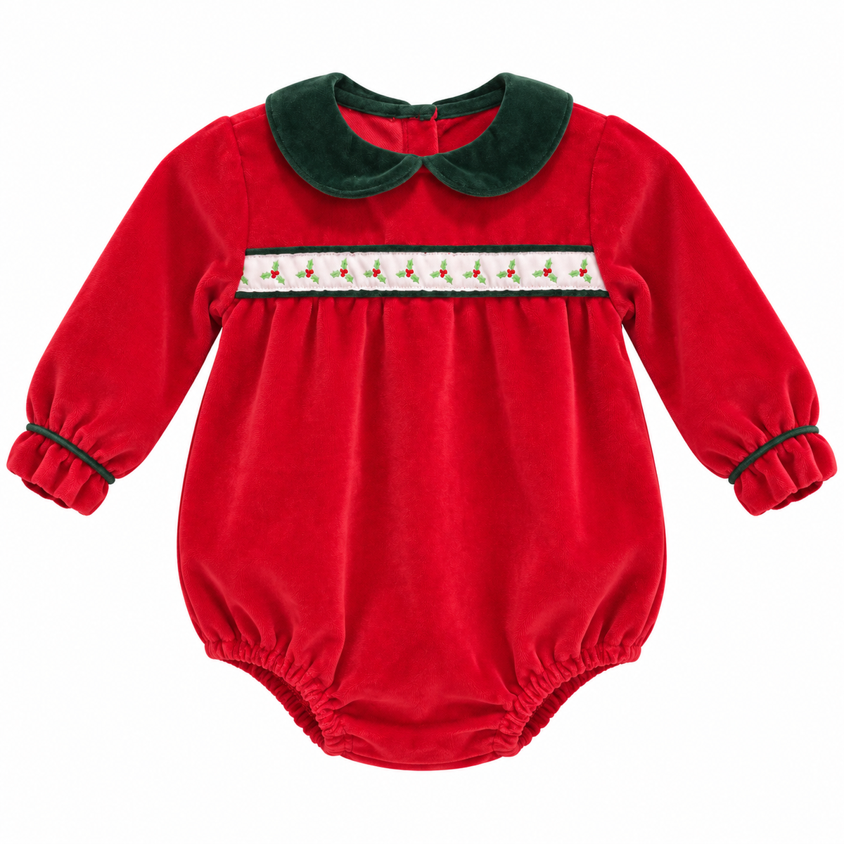 6M Jetson Cubbington Holly Ribbon Velvet LS Bubble