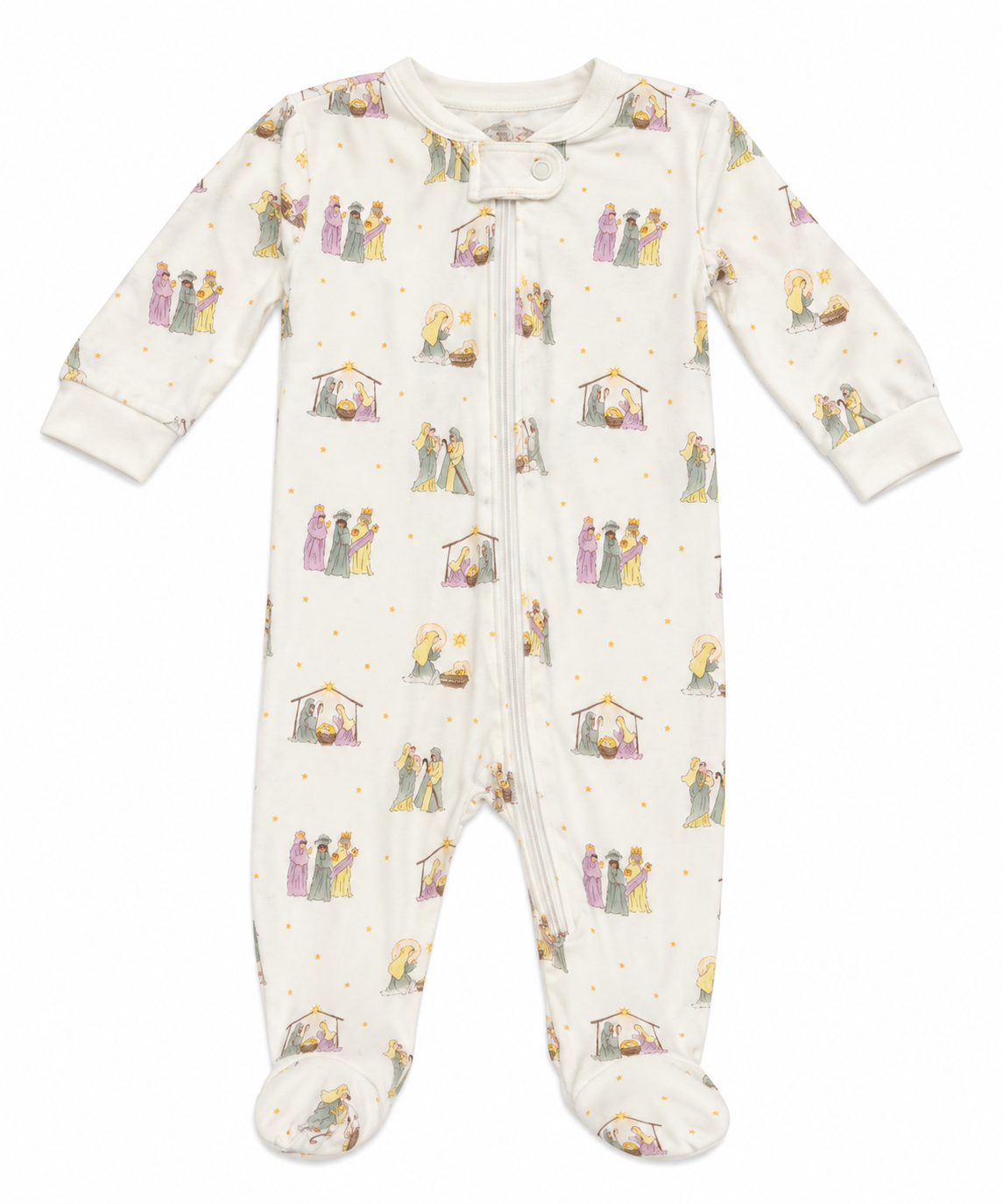 0/3M Baby Loren Nativity Scene Zip Up