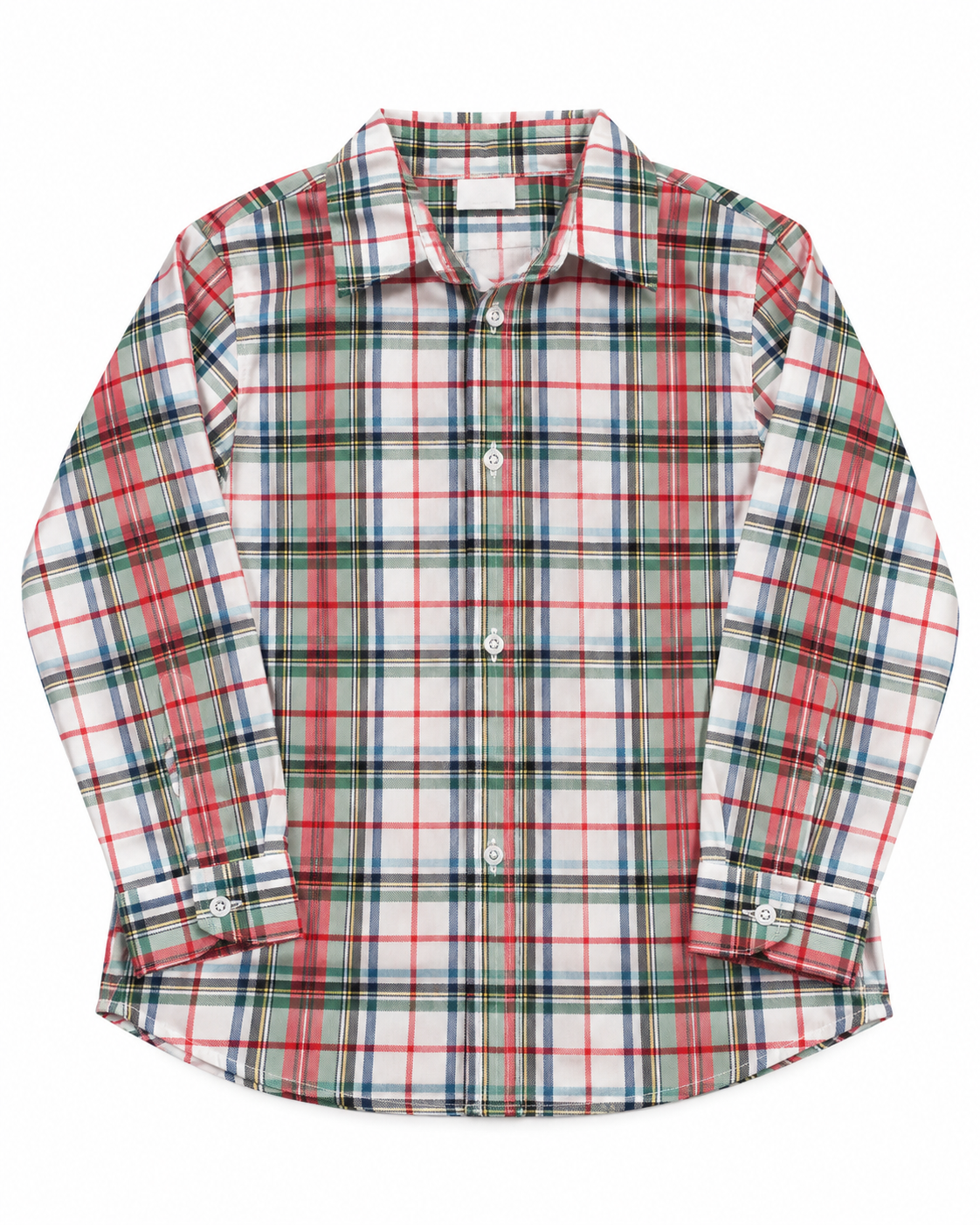 10 Classic Whimsy Christmas Tartan Button Down