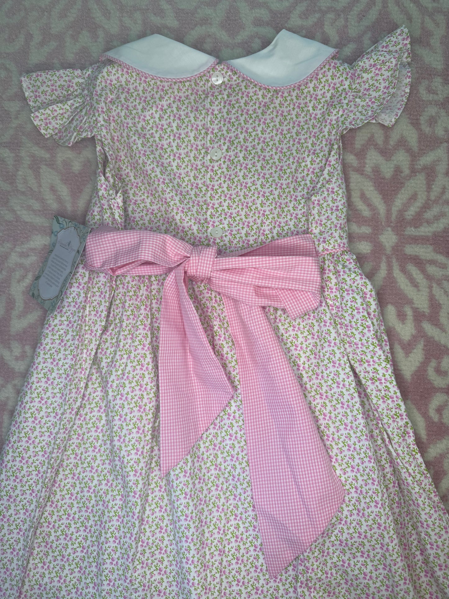 Sz 7 Remember Nguyen Floral Dress