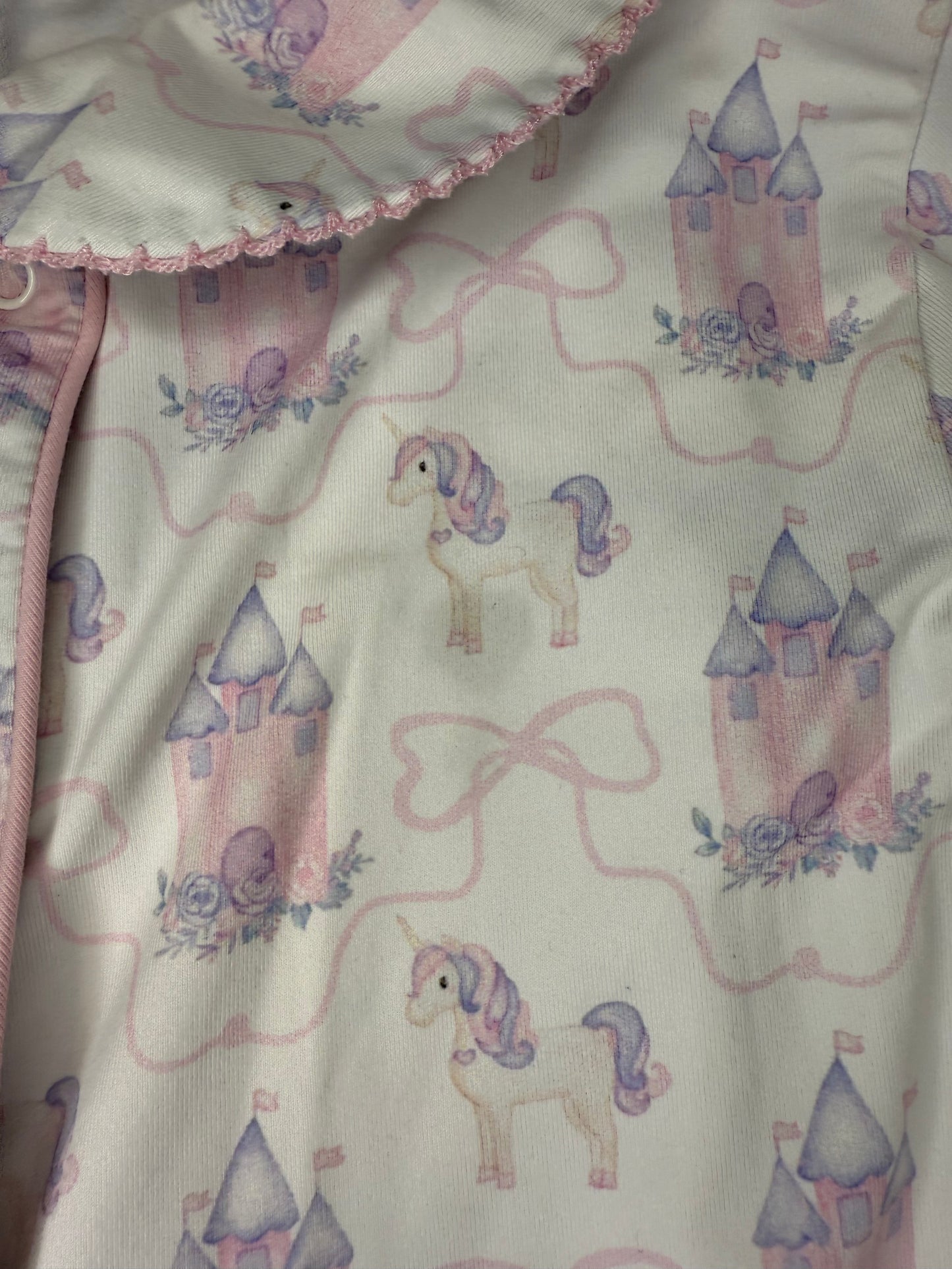 Sz 6 Cecil & Lou Unicorn Bow Pajama Set