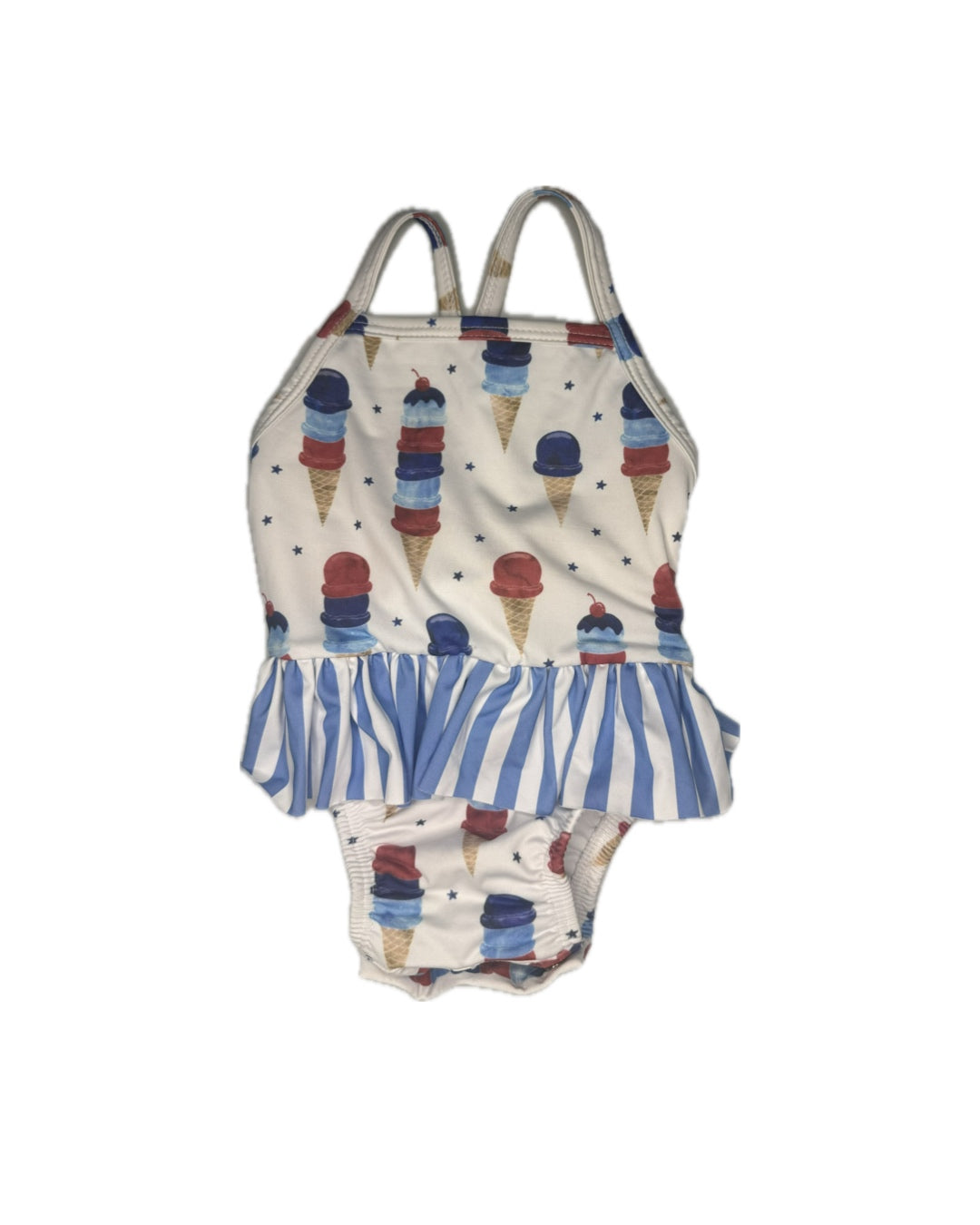 3M James & Lottie 4th of July Ice Cream One Piece