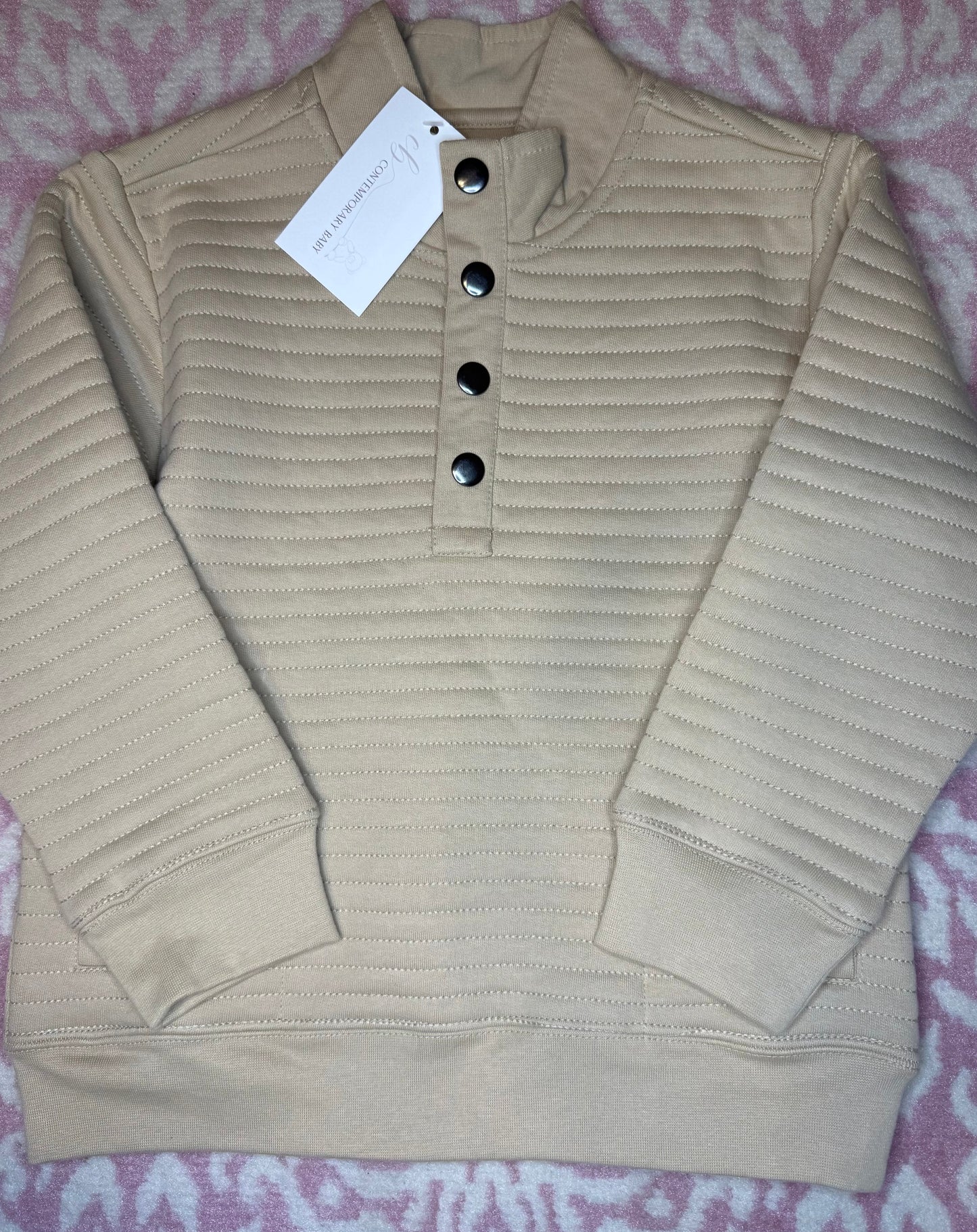 2T Saltwater Boys Company Sand Quilter Pullover