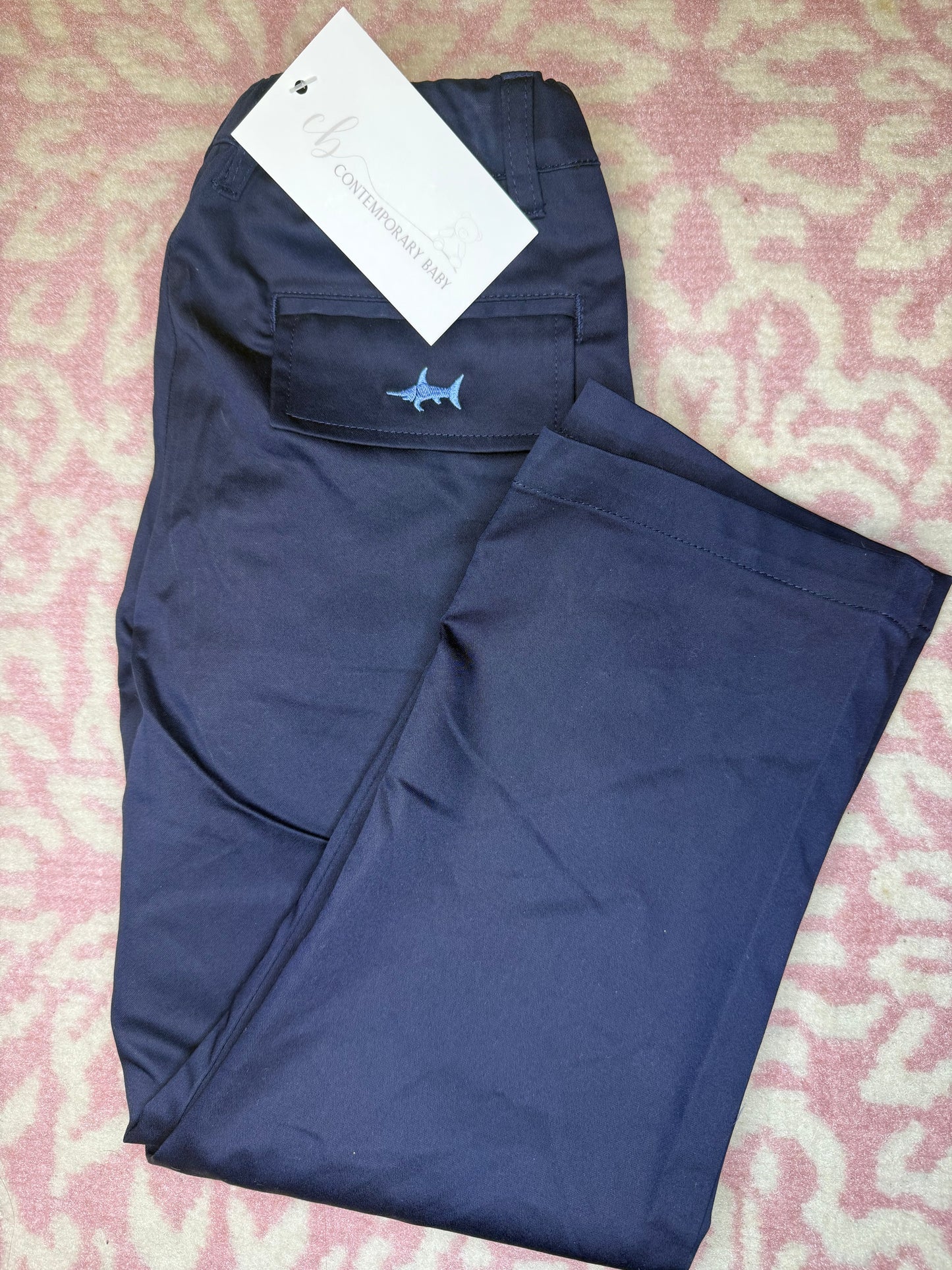 5T Saltwater Boy Company Navy Pants