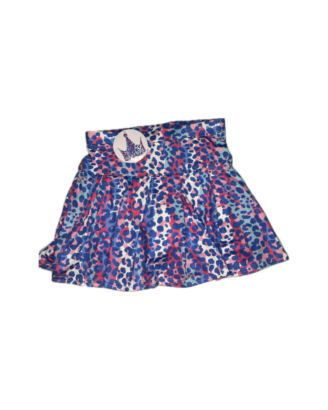 12 Azarhia Colorful Cheetah Skort