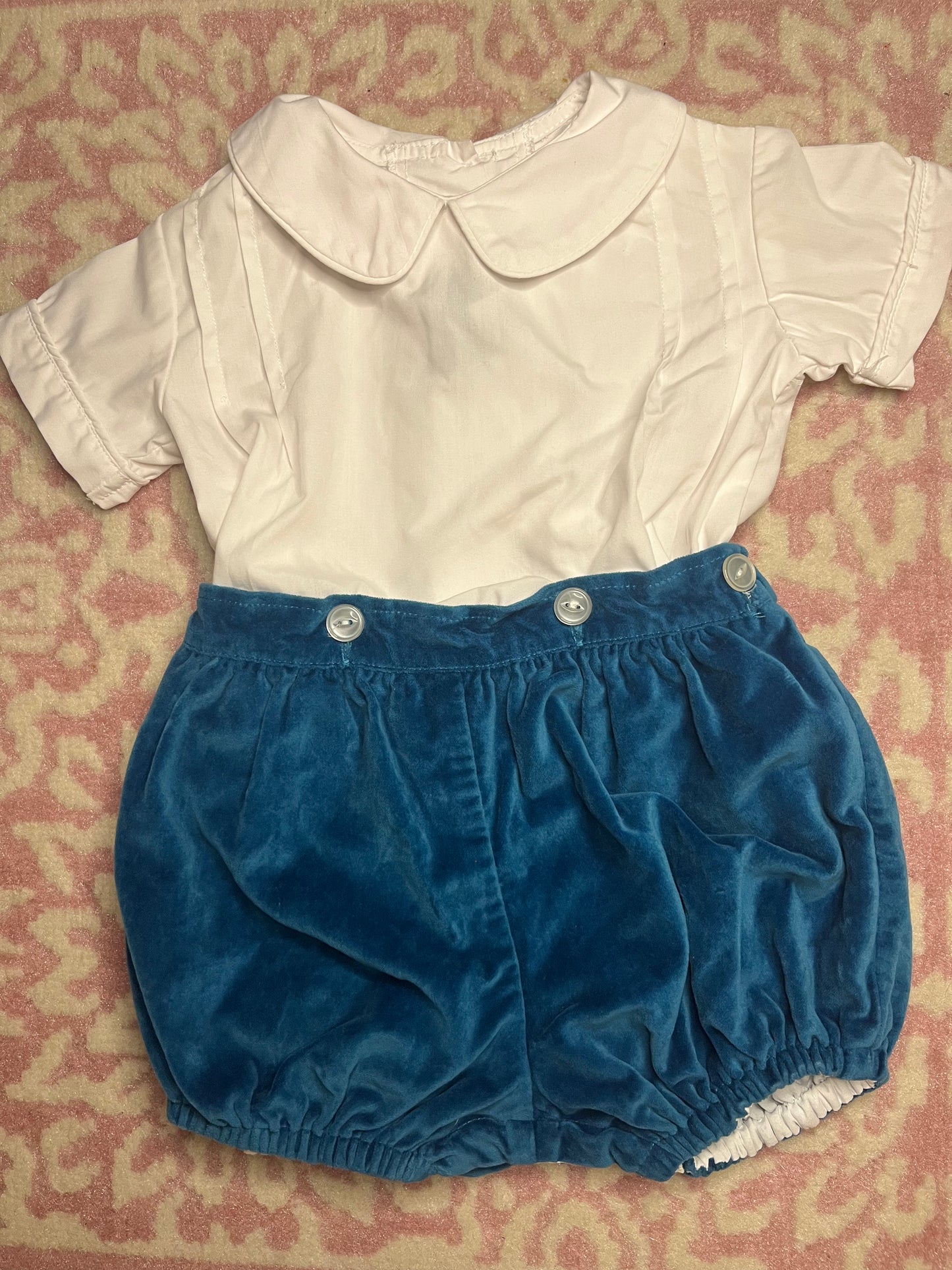 Sz 12M James & Lottie Velvet Button-on Bubble