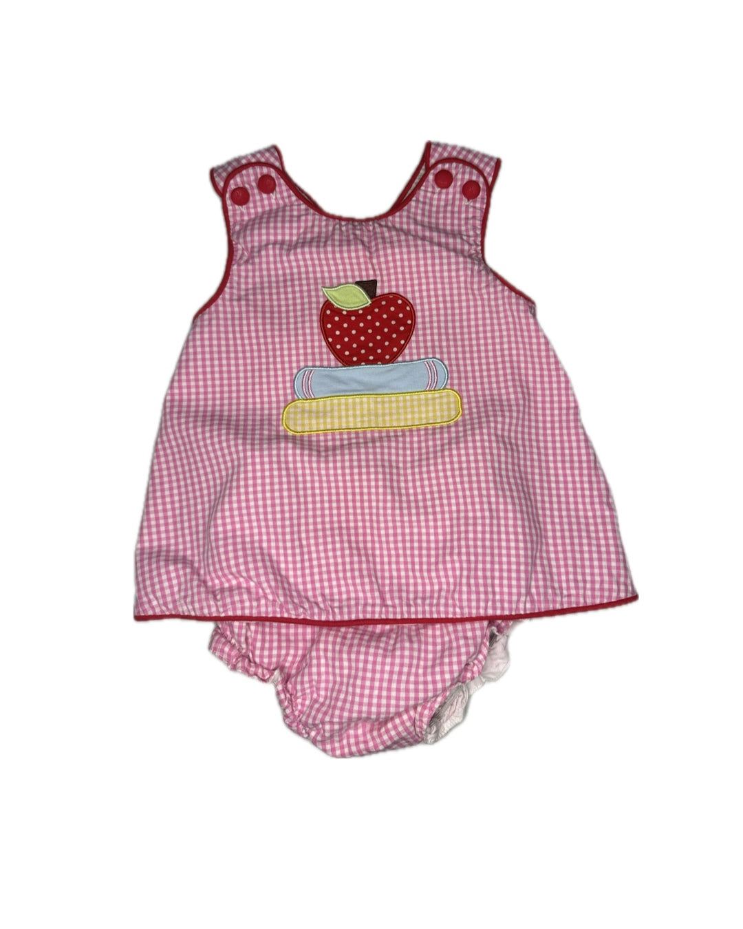 18M Stitchy Fish BTS Appliqué Swing Back Bloomer Set