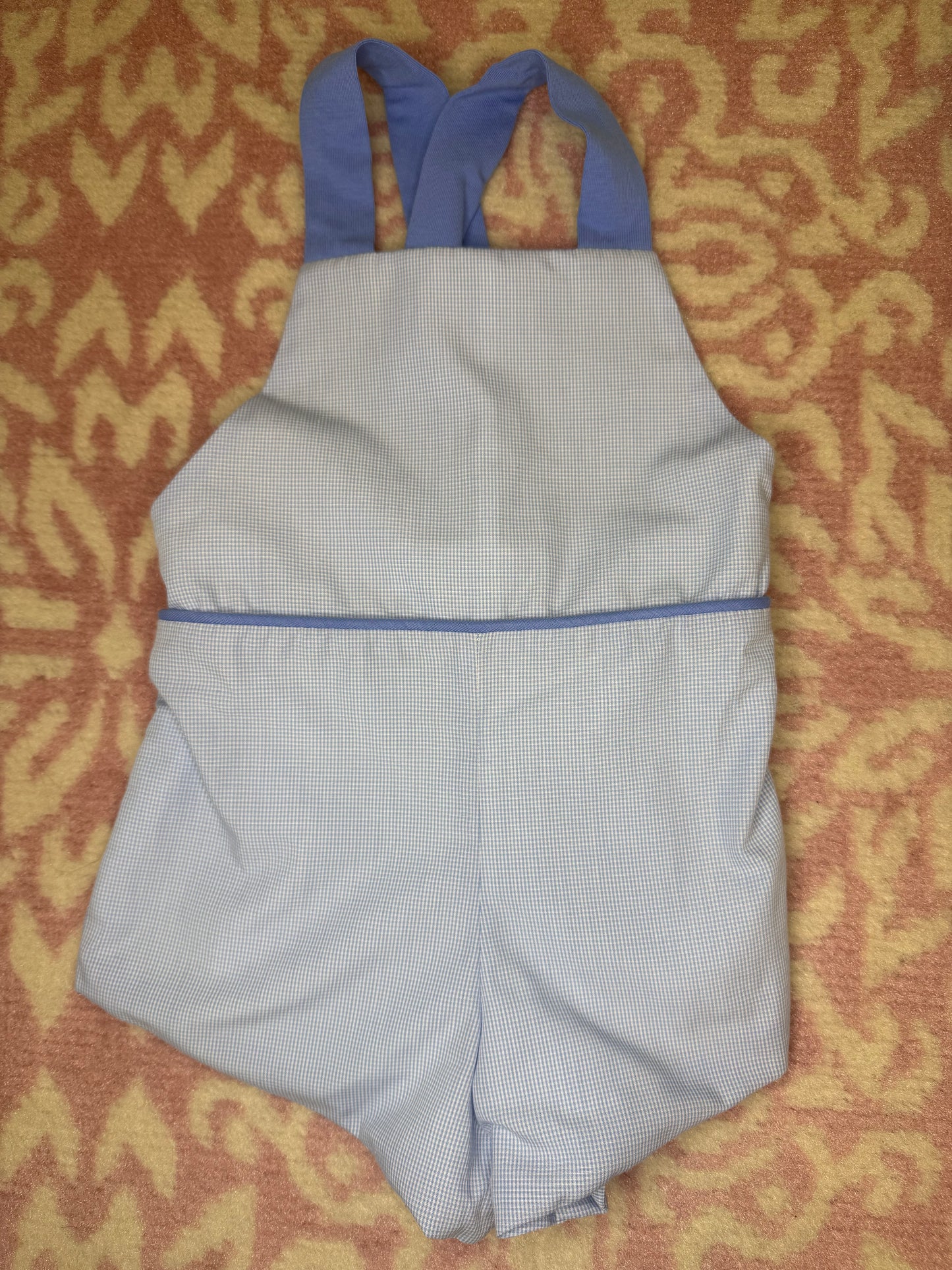 3M Southern Taters Blue Petite Gingham Jon Jon