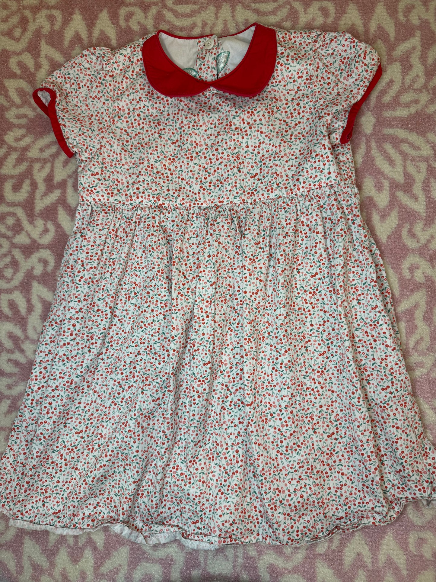 Sz 4 Dondolo Cherry Cutout Dress