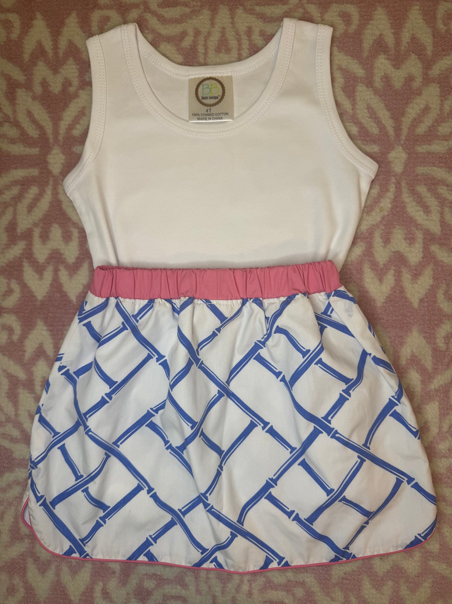 Sz 4/5 TBBC Bamboo Proverbs Skirt Set