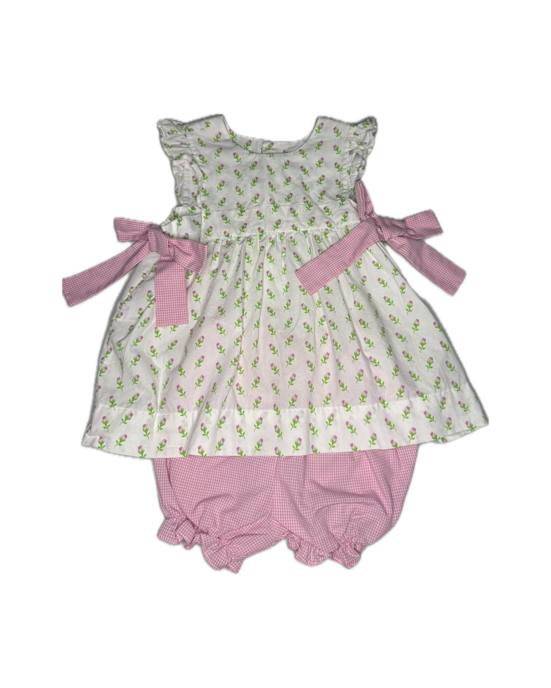 4T Remember Nguyen Rosebud Tie Side Bloomer Set